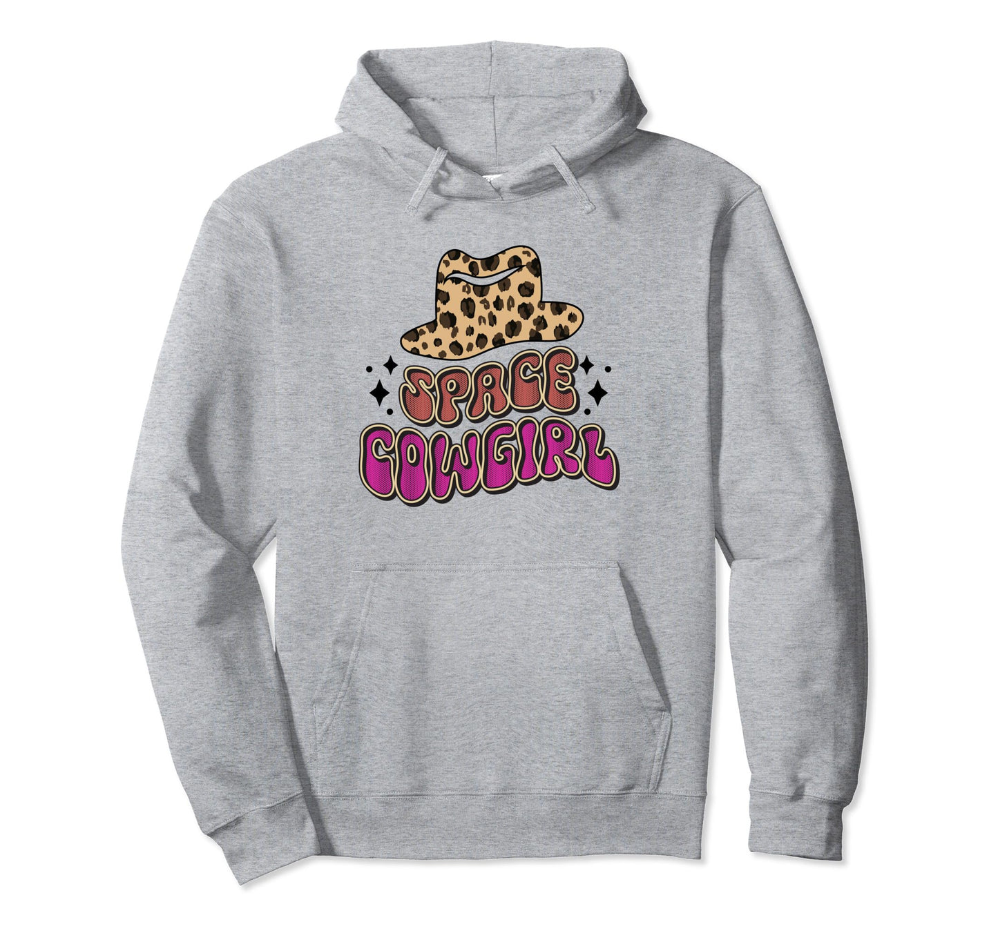 Space Cowgirl Wild West Hoodie - Minimalist Print Unisex - T-Shirt, Sweatshirt, Hoodie