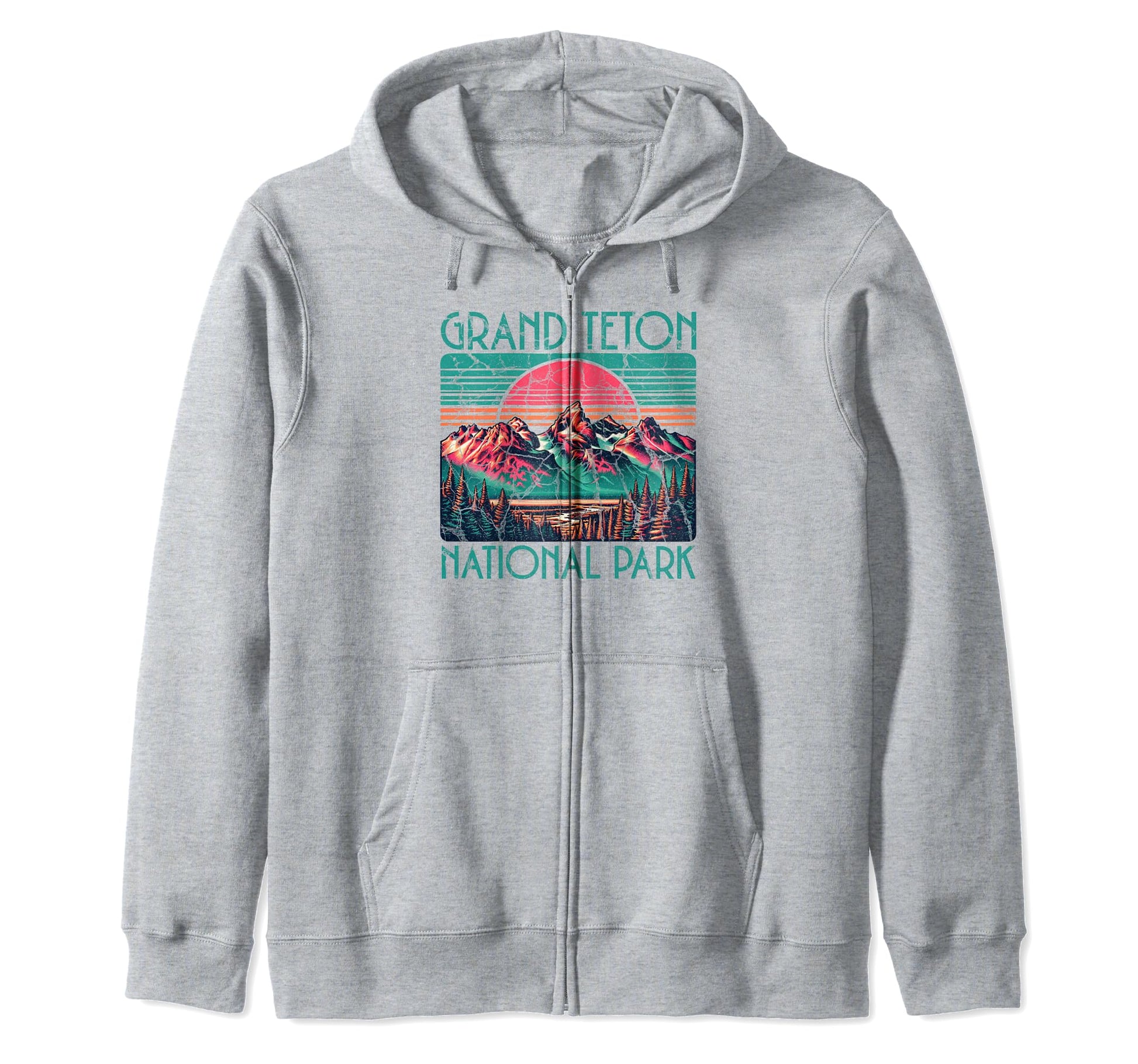Grand Teton National Park Wyoming Usa Hoodie - Trendy Graphic Unisex - T-Shirt, Sweatshirt, Hoodie