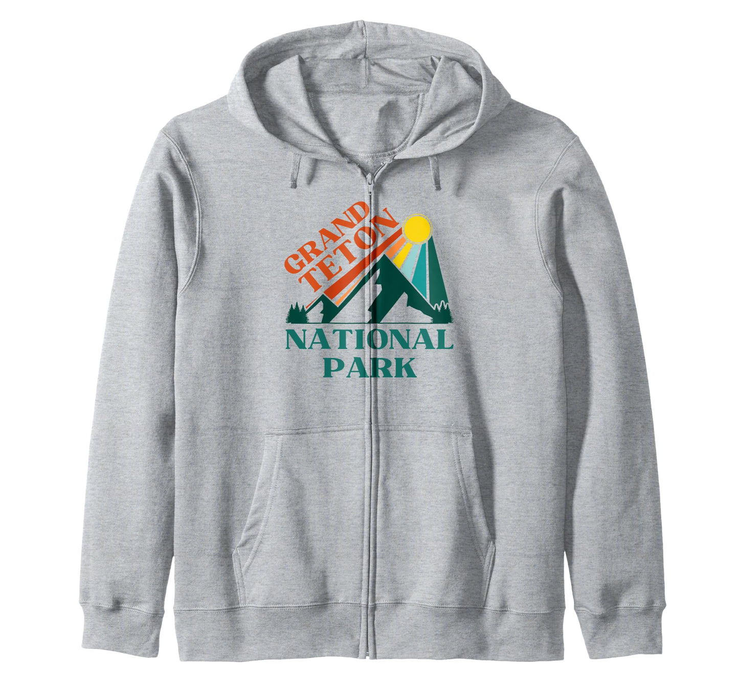 Grand Teton National Park Wyoming Usa Hoodie - Trendy Graphic Unisex - T-Shirt, Sweatshirt, Hoodie