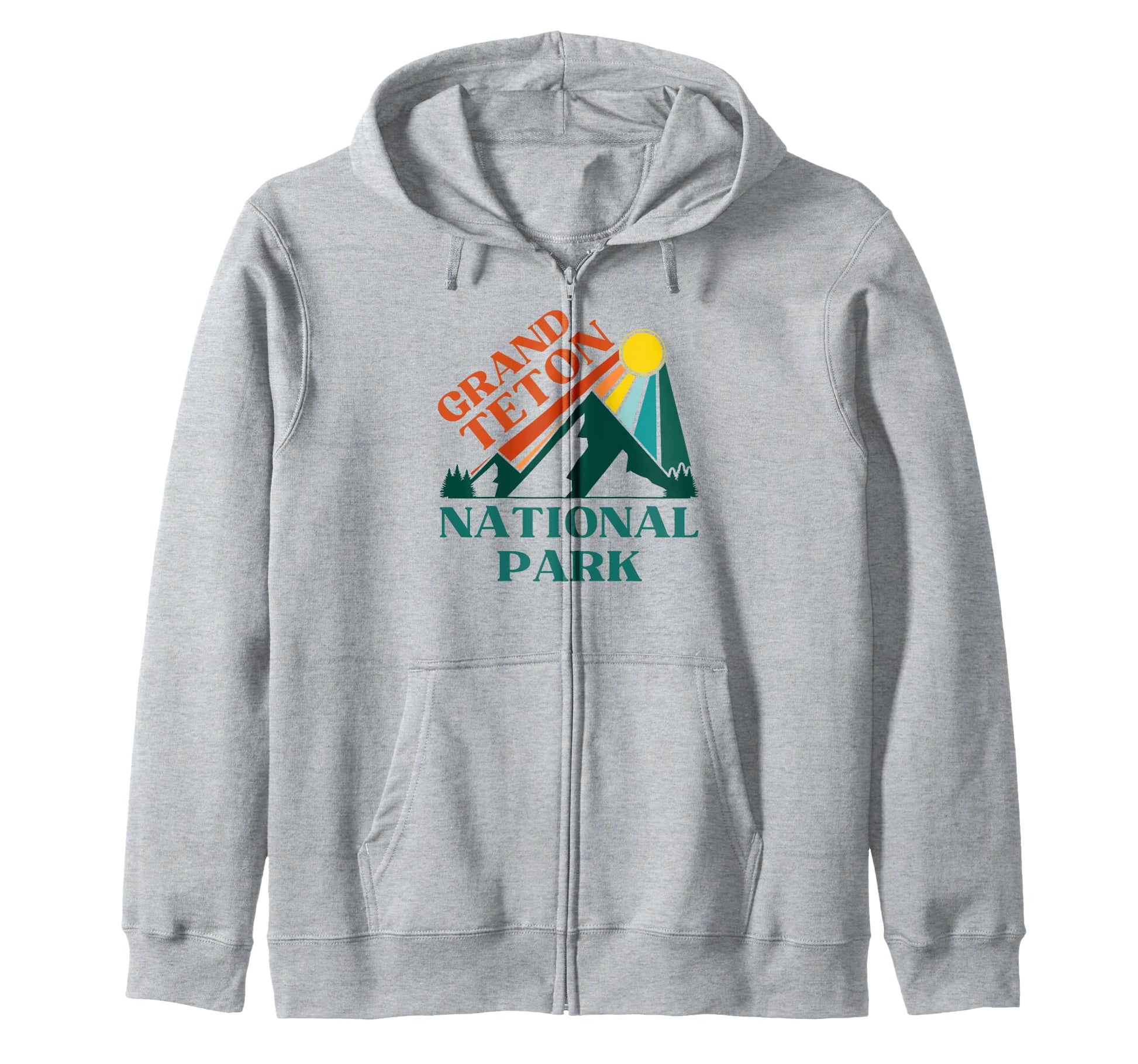 Grand Teton National Park Wyoming Usa Hoodie - Trendy Graphic Unisex - T-Shirt, Sweatshirt, Hoodie