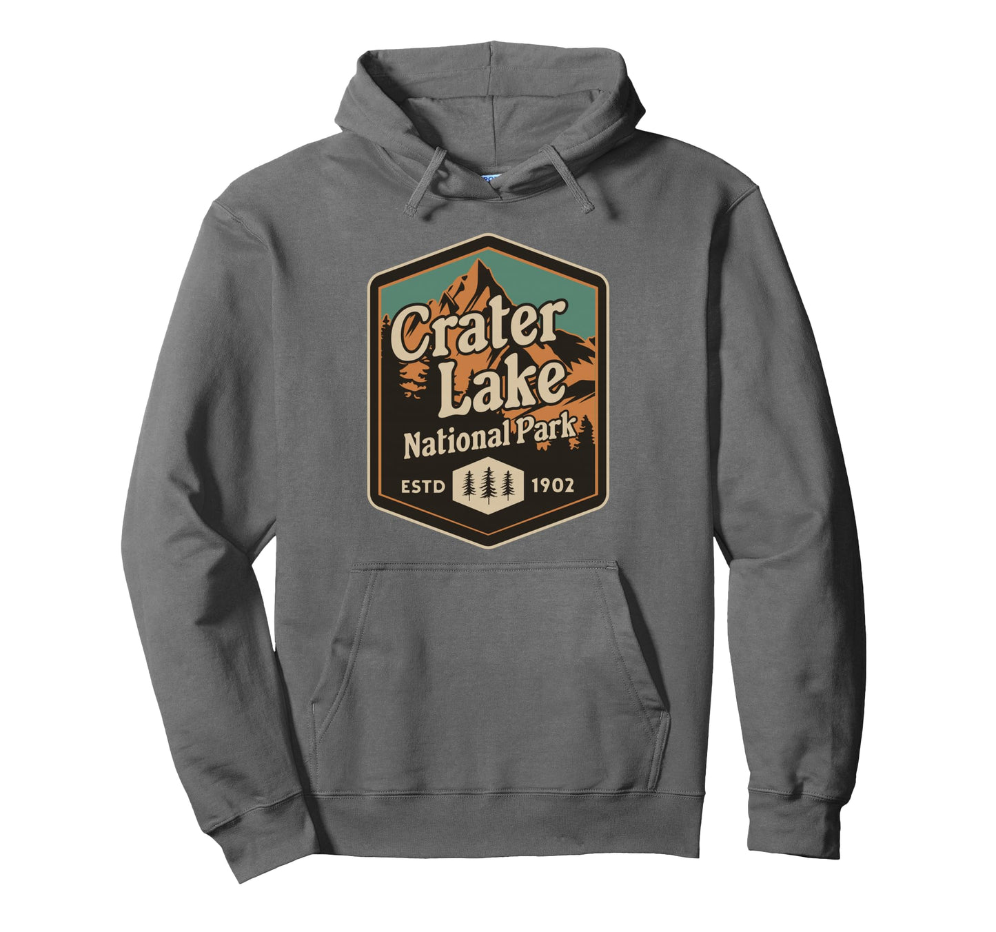 Crater Lake National Park Sweatshirt - Fun Novelty Design for Adults - T-Shirt, Sweatshirt, Hoodie