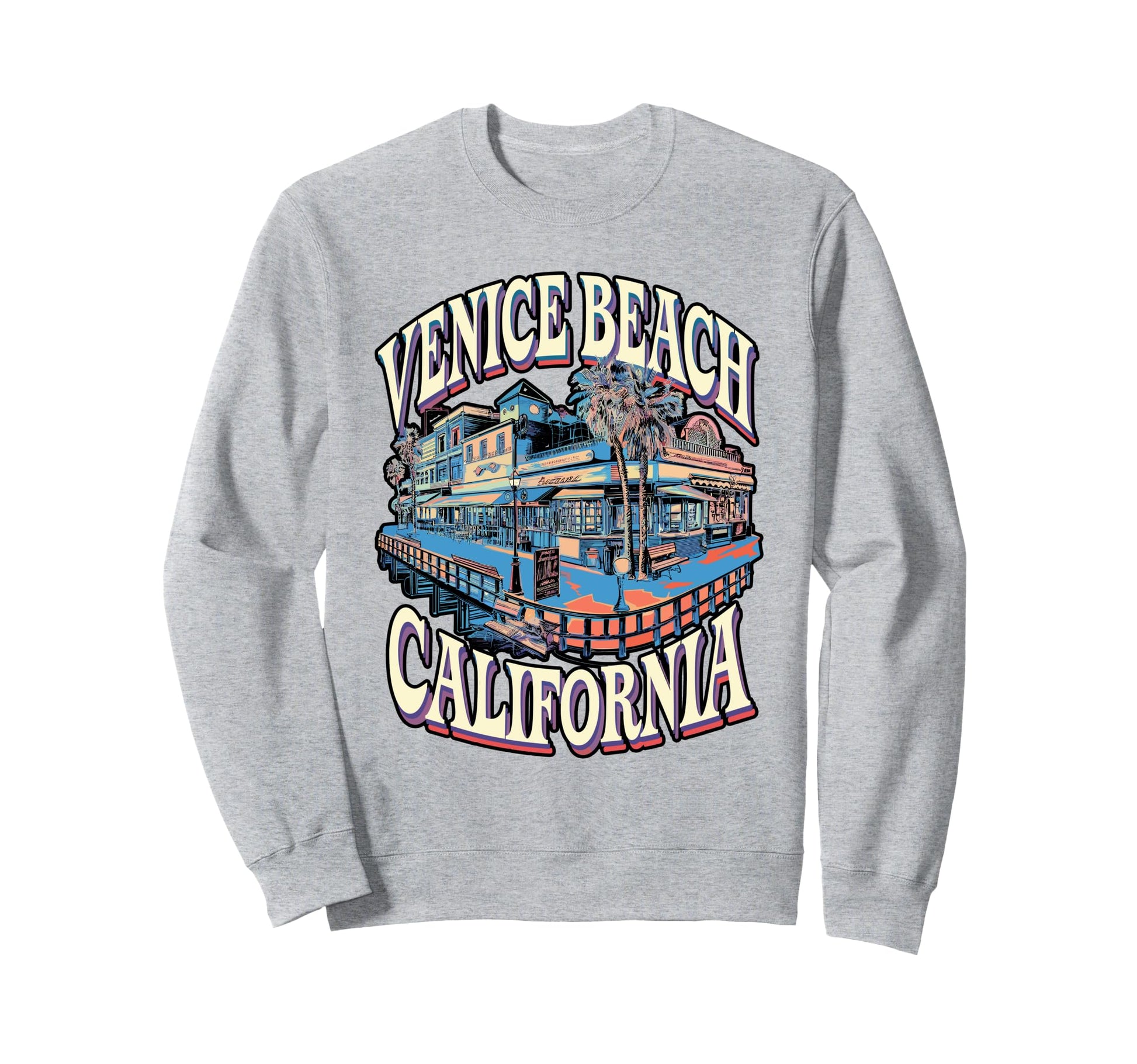 Venice Beach West Coast Logo Sweatshirt - Graphic Print Men Women - T-Shirt, Sweatshirt, Hoodie