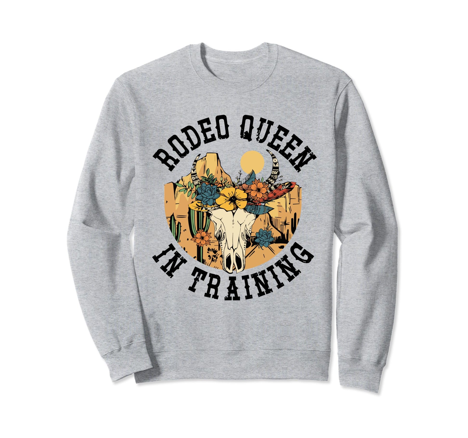 Western Country Cowgirl Sweatshirt - Graphic Print Unisex - T-Shirt, Sweatshirt, Hoodie
