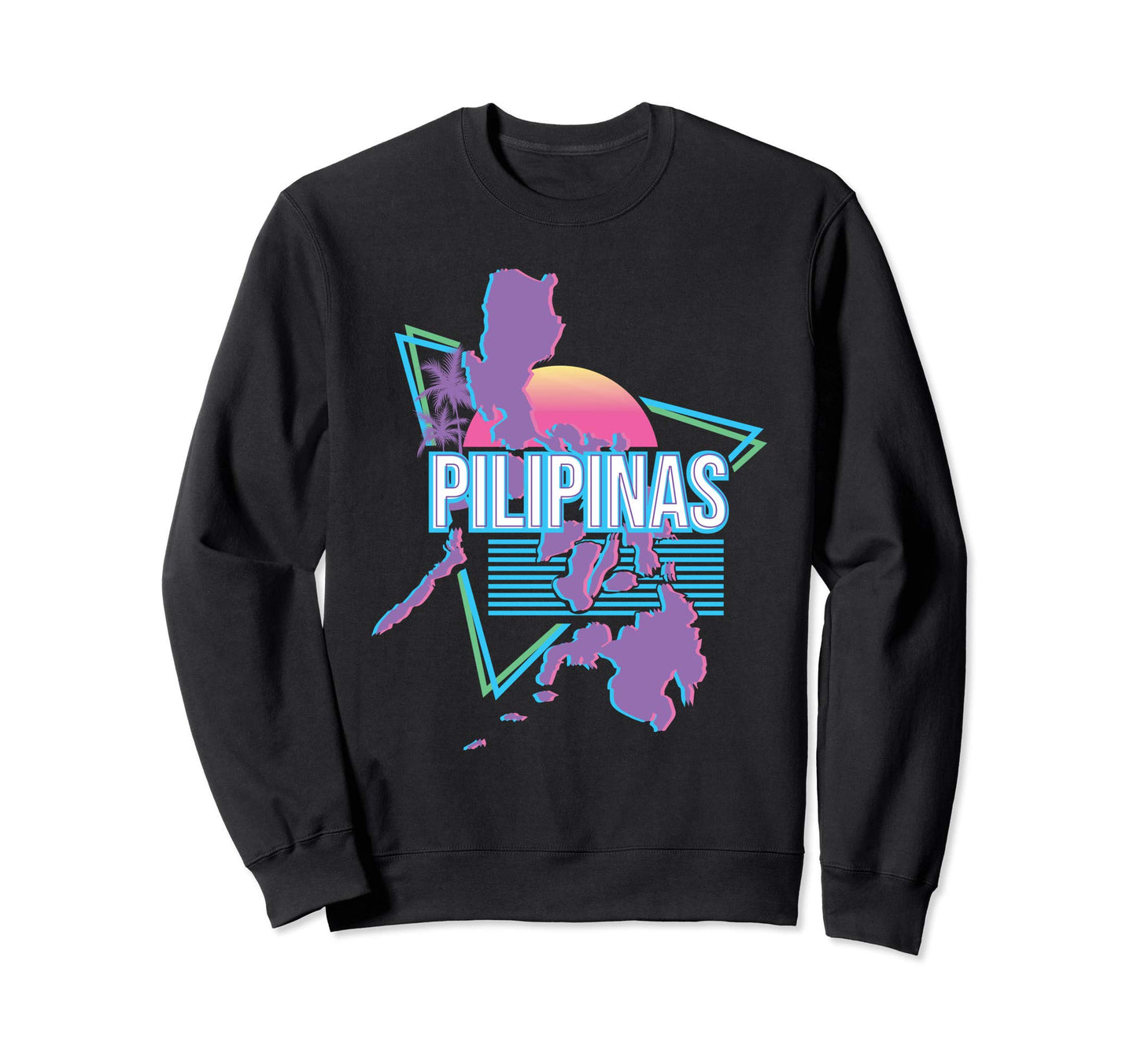 Aesthetic Pilipinas Vaporwave Sweatshirt - Unique Graphic Unisex - T-Shirt, Sweatshirt, Hoodie