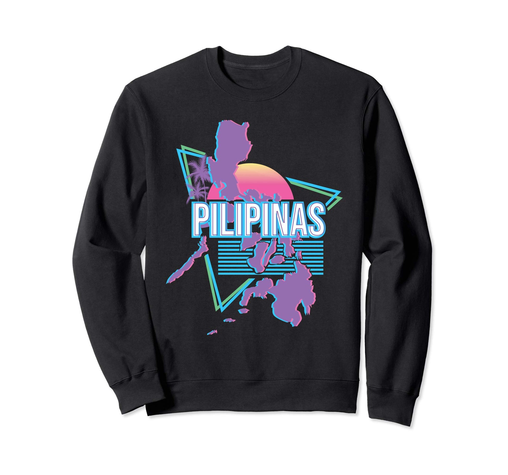 Aesthetic Pilipinas Vaporwave Sweatshirt - Unique Graphic Unisex - T-Shirt, Sweatshirt, Hoodie
