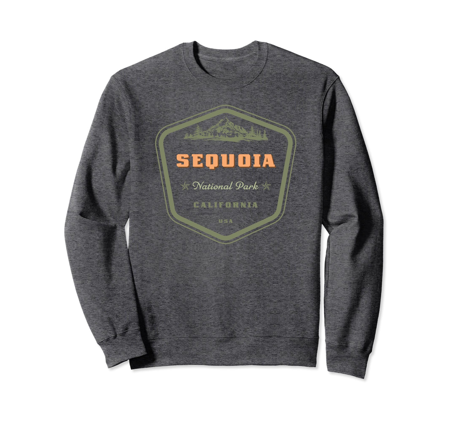 Sequoia National Park California Sweatshirt - Minimalist Print Unisex - T-Shirt, Sweatshirt, Hoodie