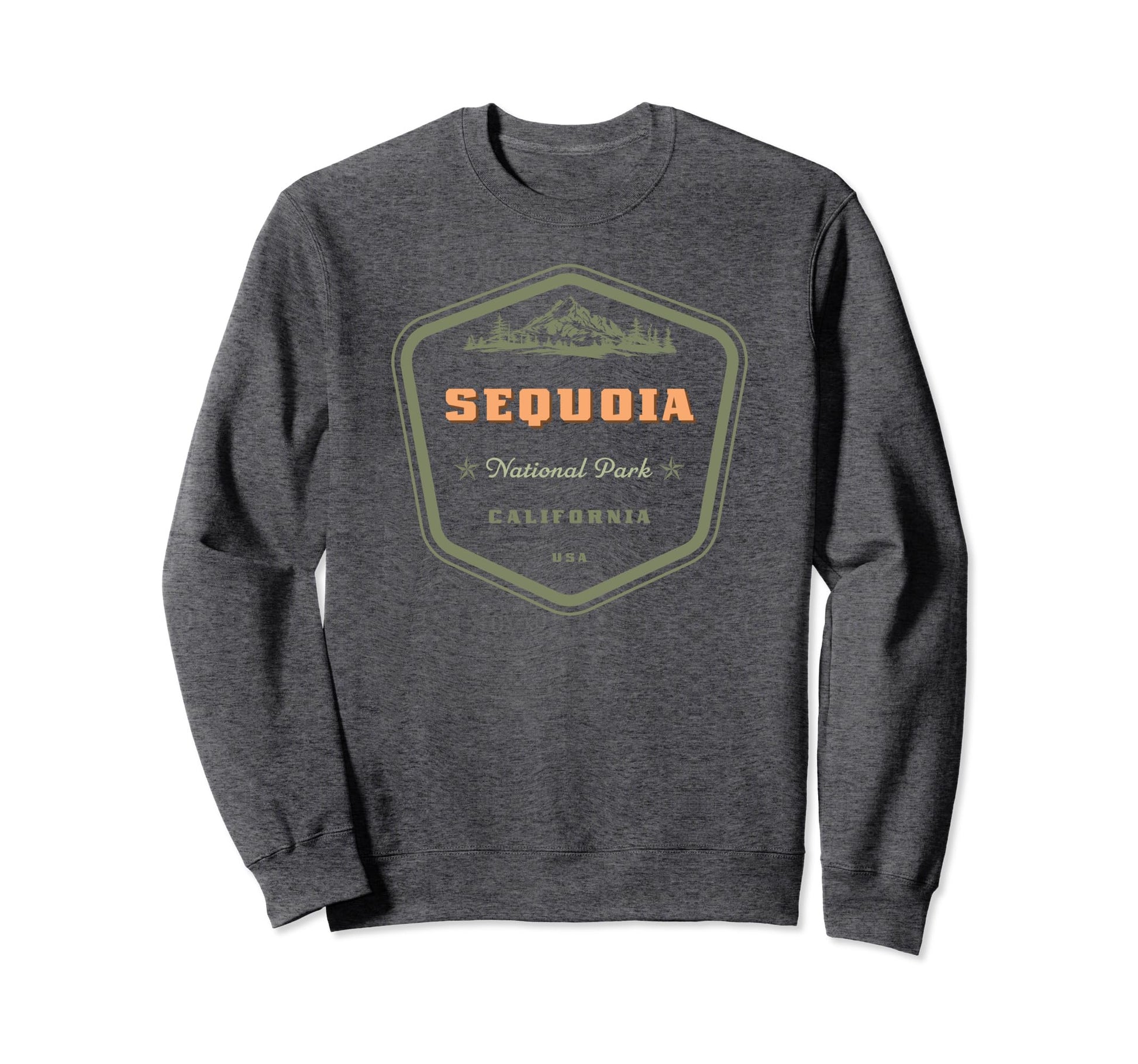 Sequoia National Park California Sweatshirt - Minimalist Print Unisex - T-Shirt, Sweatshirt, Hoodie