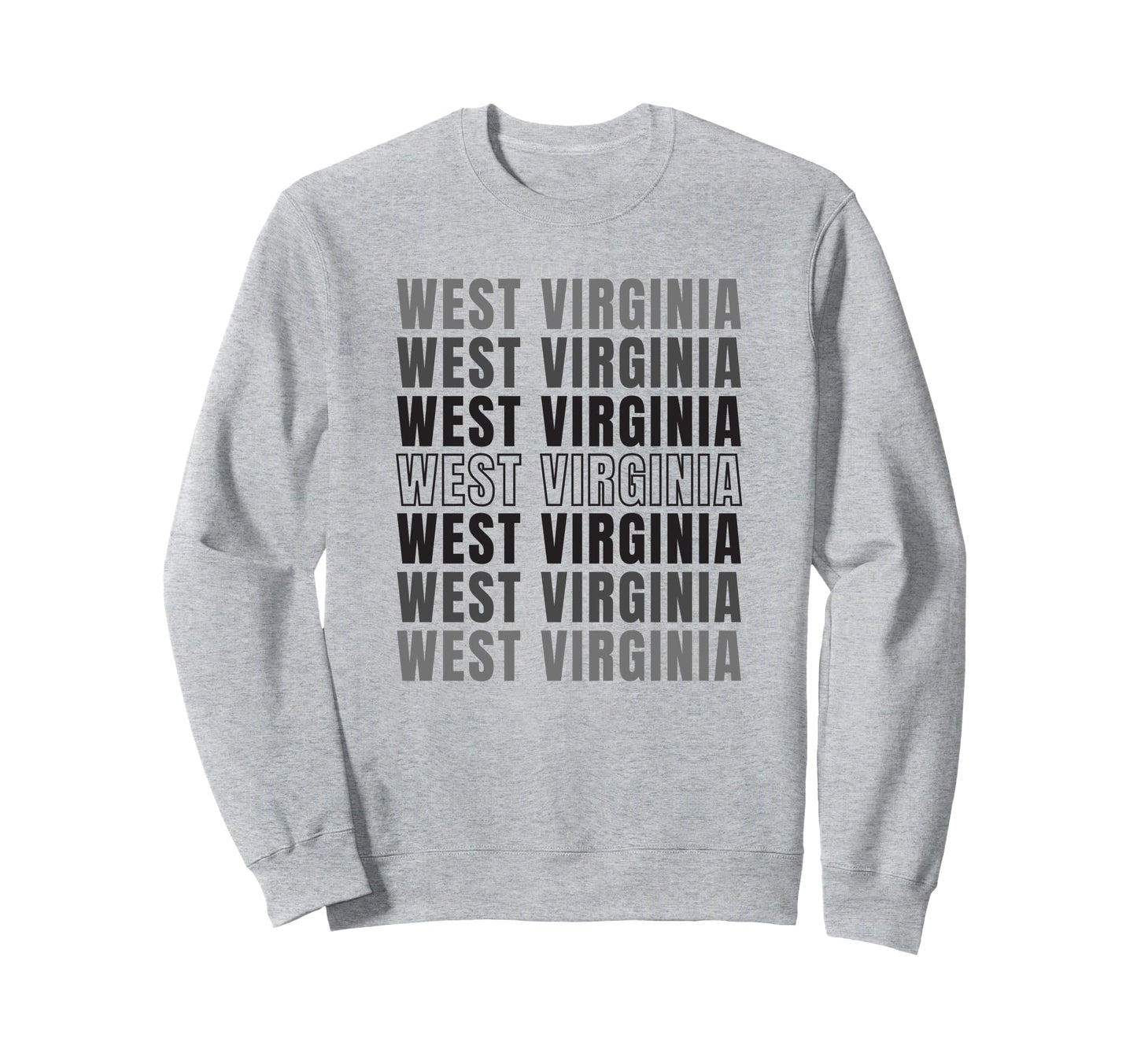 West Virginia Travel State Souvenir Sweatshirt - Trendy Graphic Men Women - T-Shirt, Sweatshirt, Hoodie