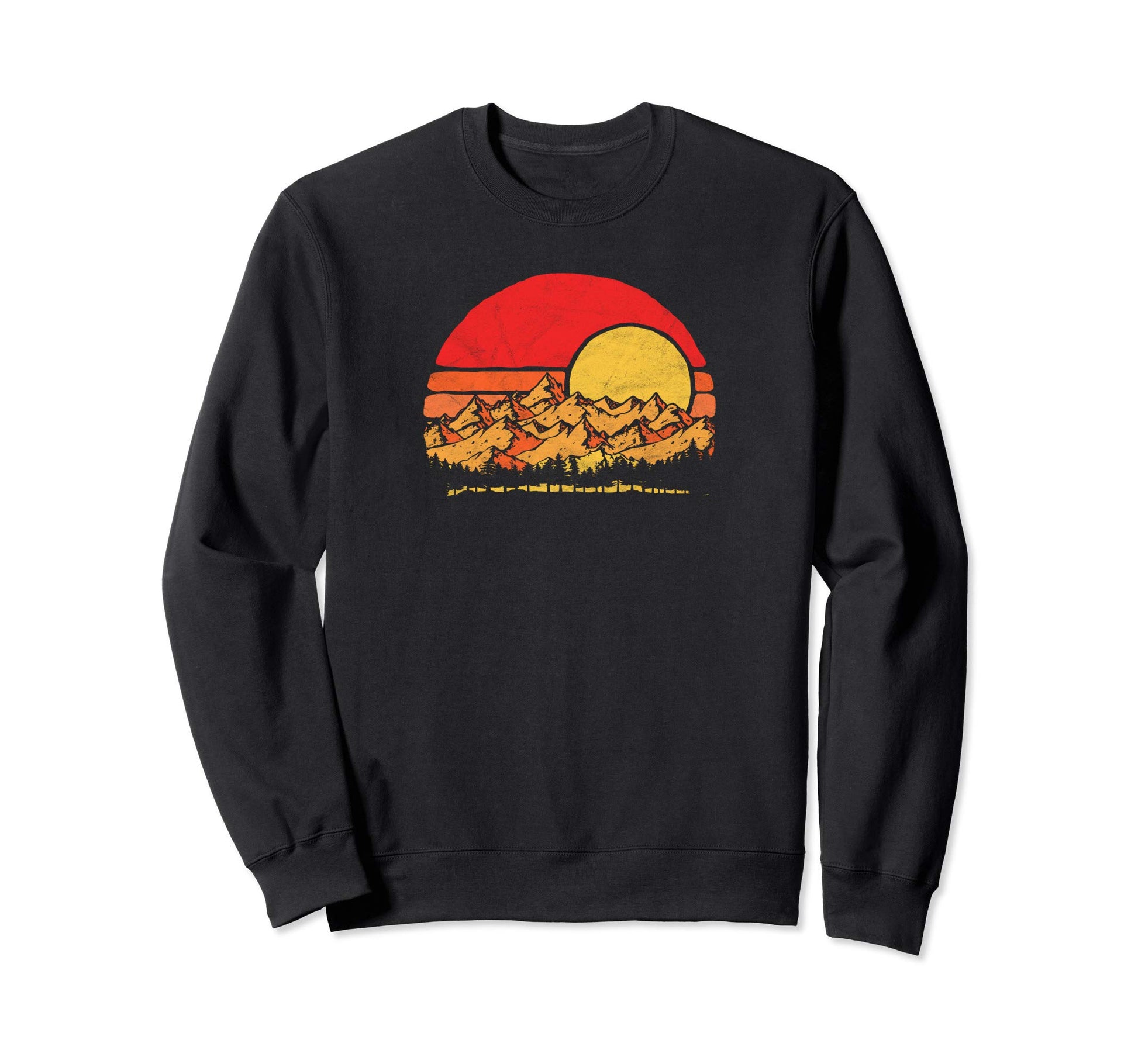 Southwest Mountains Distressed 80S Sweatshirt - Trendy Graphic Men Women - T-Shirt, Sweatshirt, Hoodie