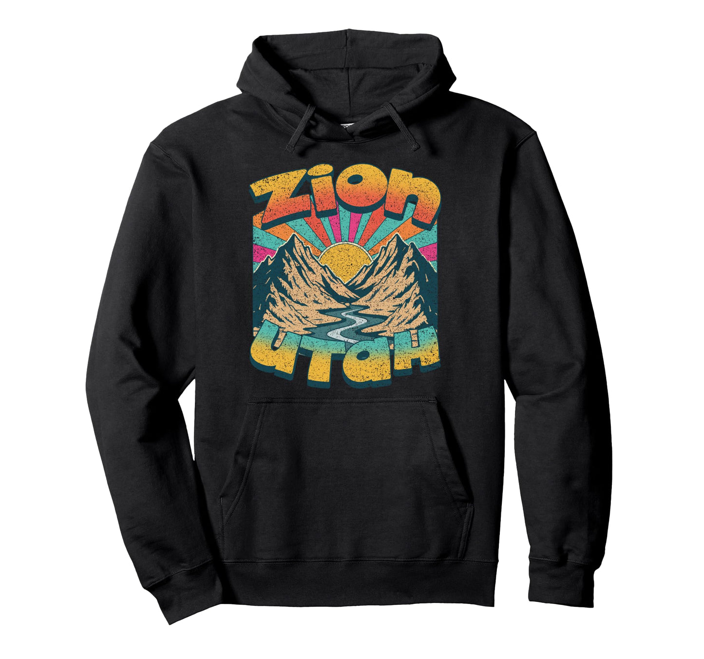 Zion Utah Zion National Park Outdoors Hoodie - Novelty Apparel Men Women - T-Shirt, Sweatshirt, Hoodie