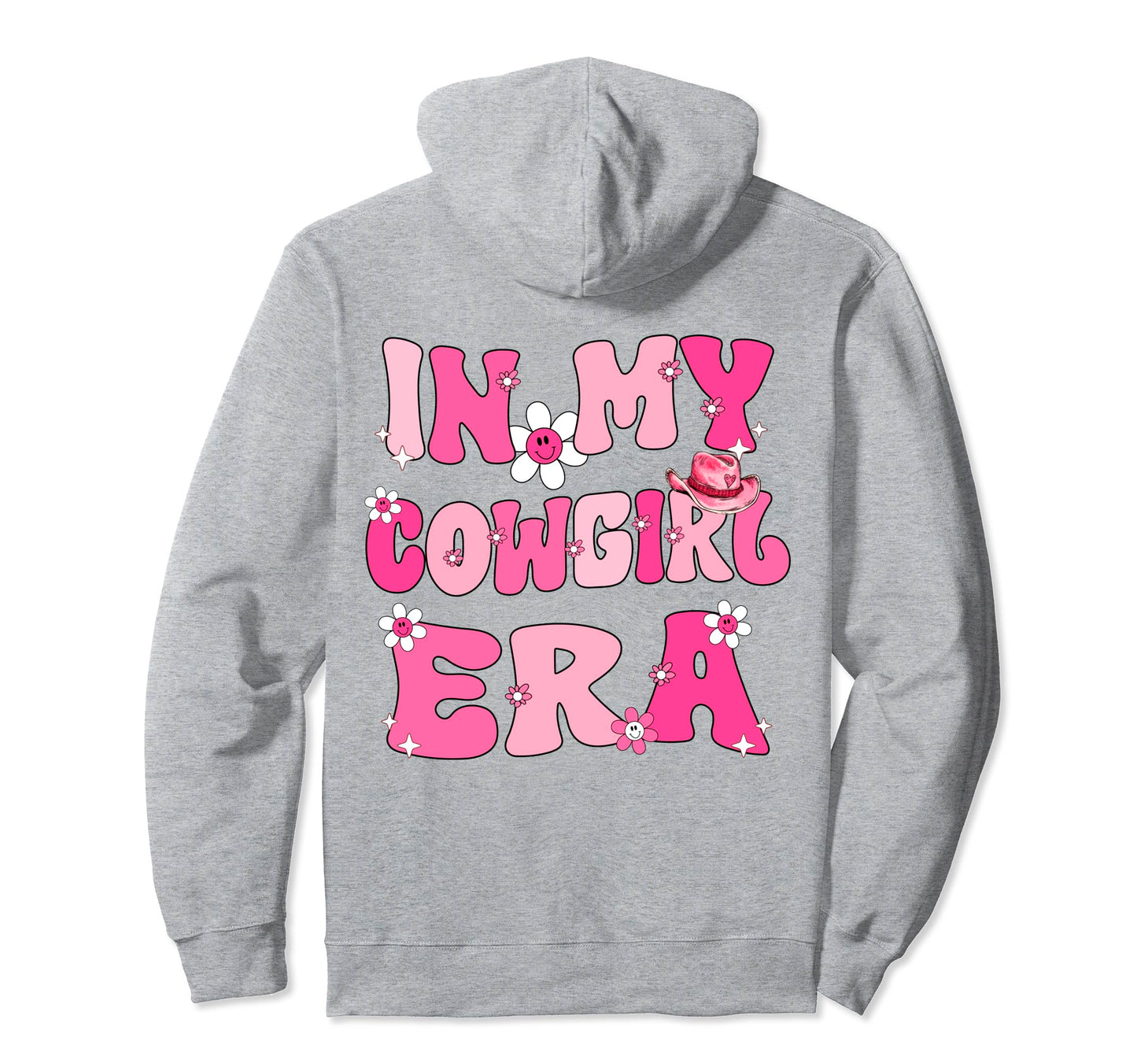 My Cowgirl Era Groovy Western Rodeo Hoodie - Custom Art Print for Adults - T-Shirt, Sweatshirt, Hoodie