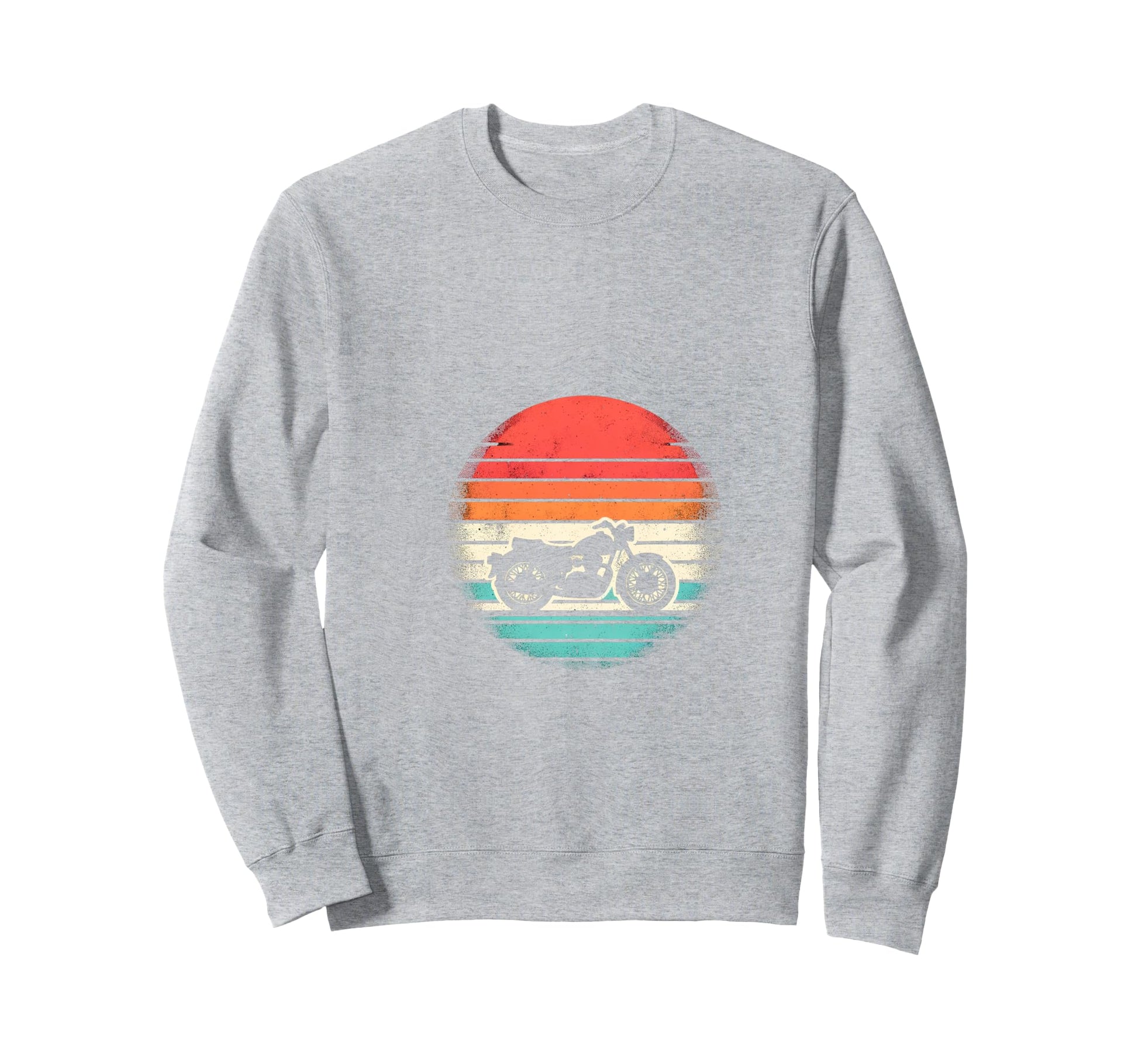 Motorcycle Sunset Sweatshirt - Custom Art Print for Adults - T-Shirt, Sweatshirt, Hoodie