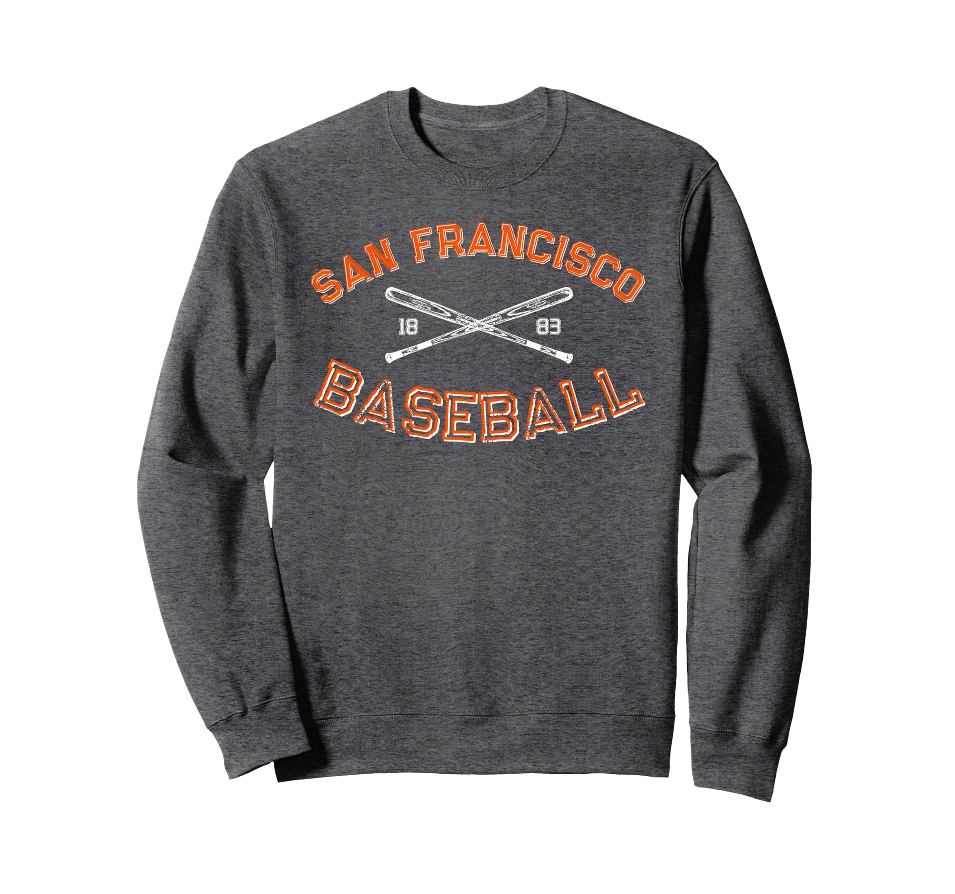 San Francisco California Baseball Fan Sweatshirt - Trendy Graphic Unisex - T-Shirt, Sweatshirt, Hoodie