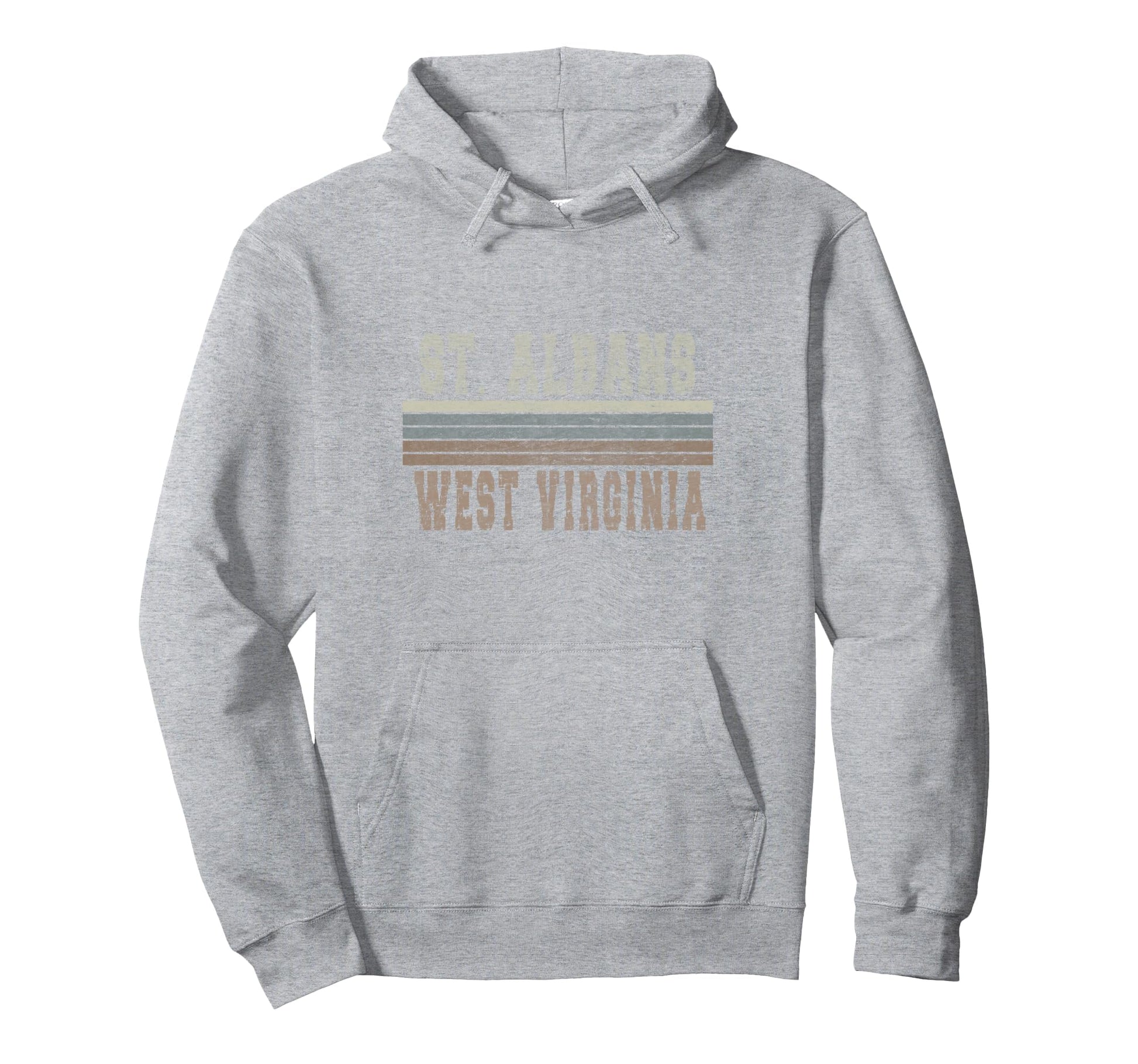 St Albans West Virginia Hoodie - Minimalist Print Men Women - T-Shirt, Sweatshirt, Hoodie