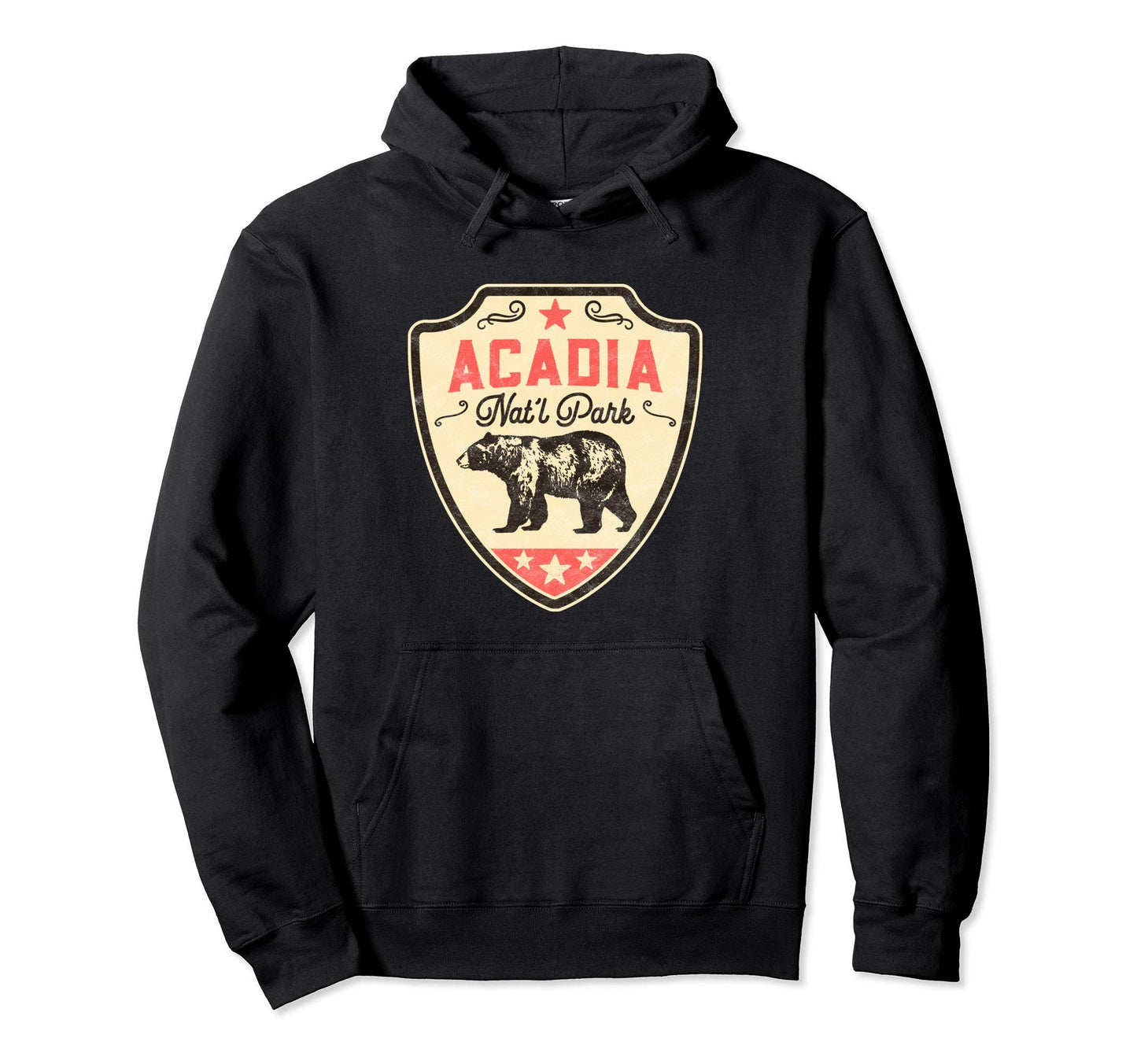 Acadia National Park Black Bear Hoodie - Casual Everyday Wear Unisex - T-Shirt, Sweatshirt, Hoodie