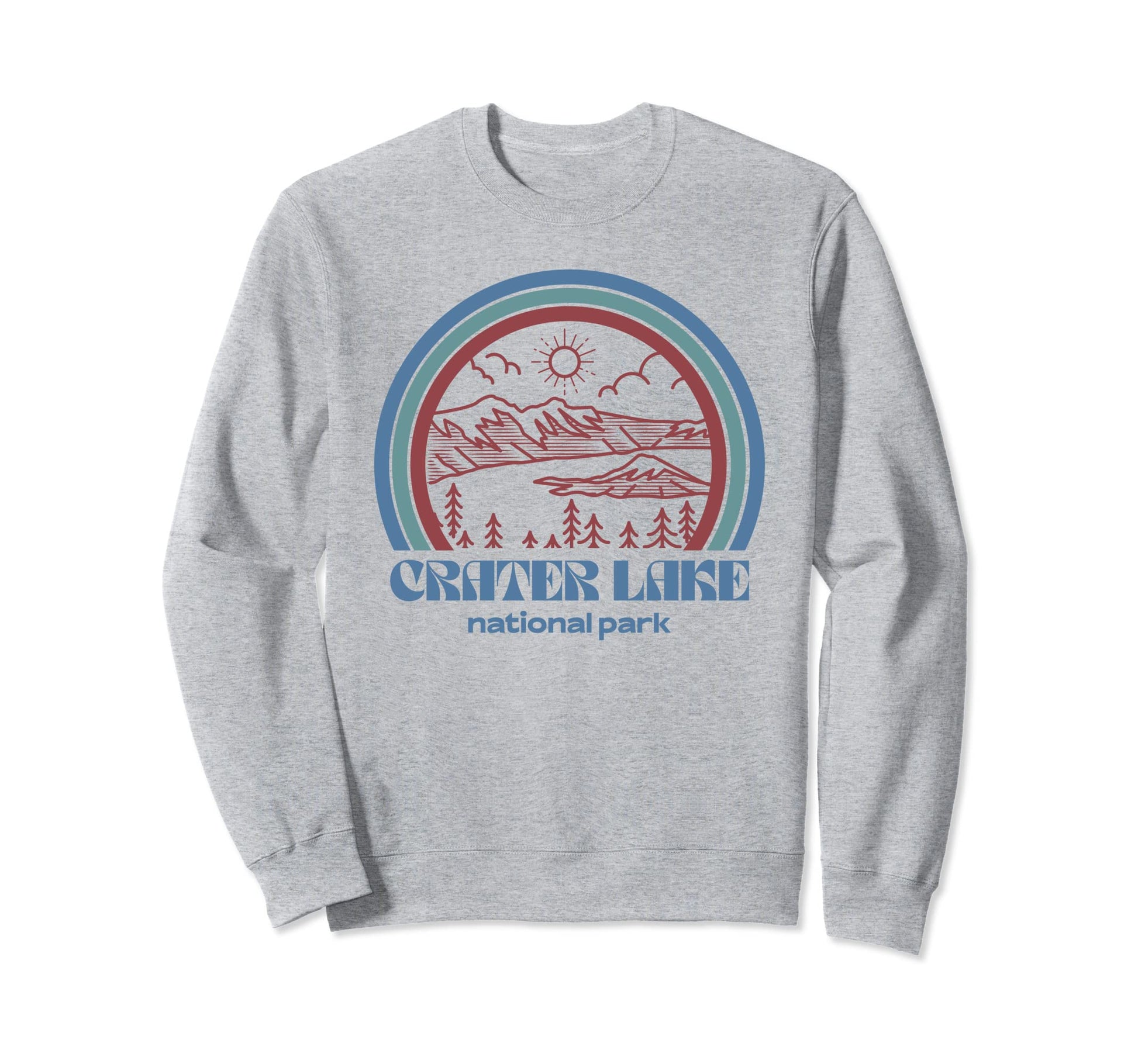 Crater Lake National Park Outdoor Sweatshirt - Unique Graphic Men Women - T-Shirt, Sweatshirt, Hoodie