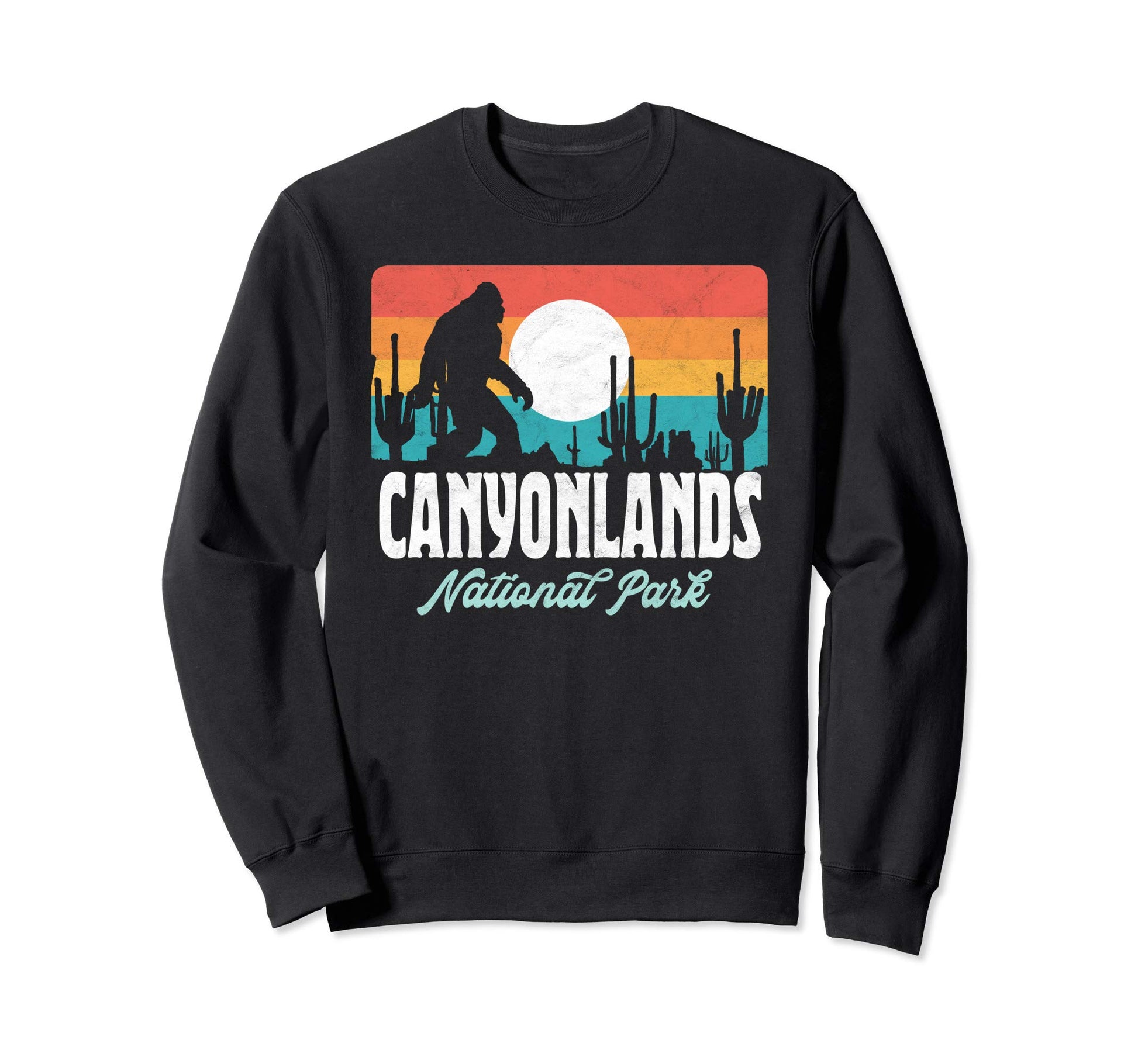 Canyonlands National Park Bigfoot Utah Sweatshirt - Graphic Print Men Women - T-Shirt, Sweatshirt, Hoodie