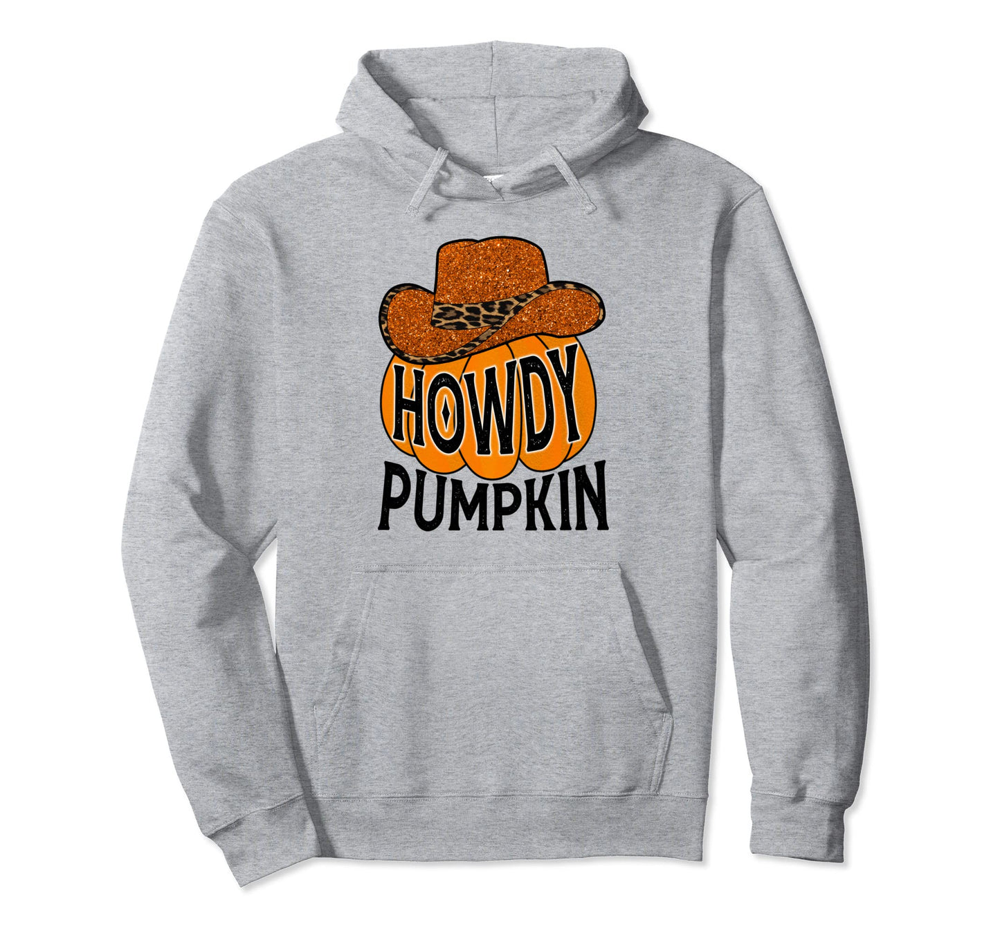 Fall Pumpkin Howdy Halloween Western Hoodie - Aesthetic Graphic for Adults - T-Shirt, Sweatshirt, Hoodie