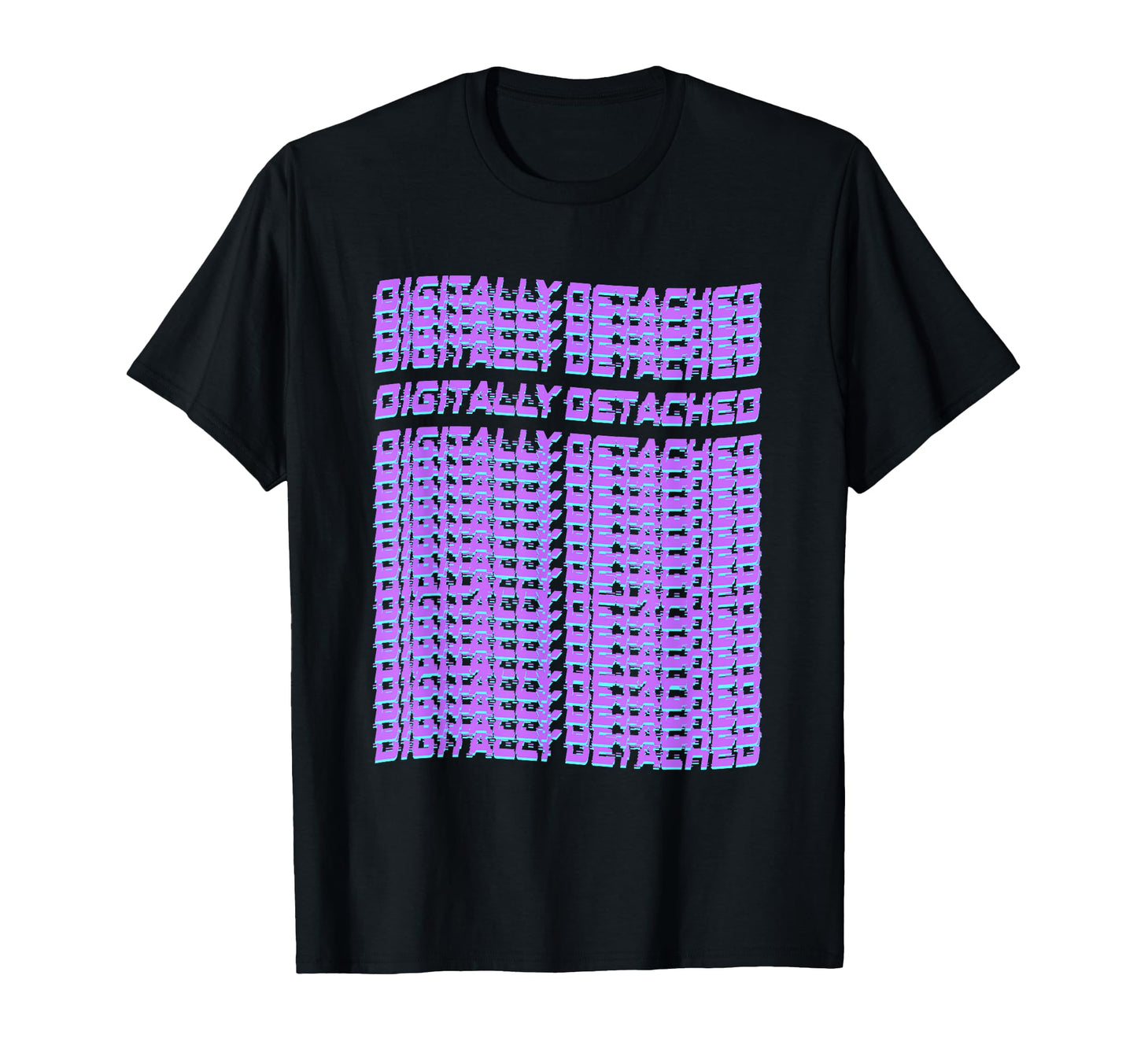 Digitally Detached Pixel Typography T-Shirt - Novelty Apparel Unisex - T-Shirt, Sweatshirt, Hoodie