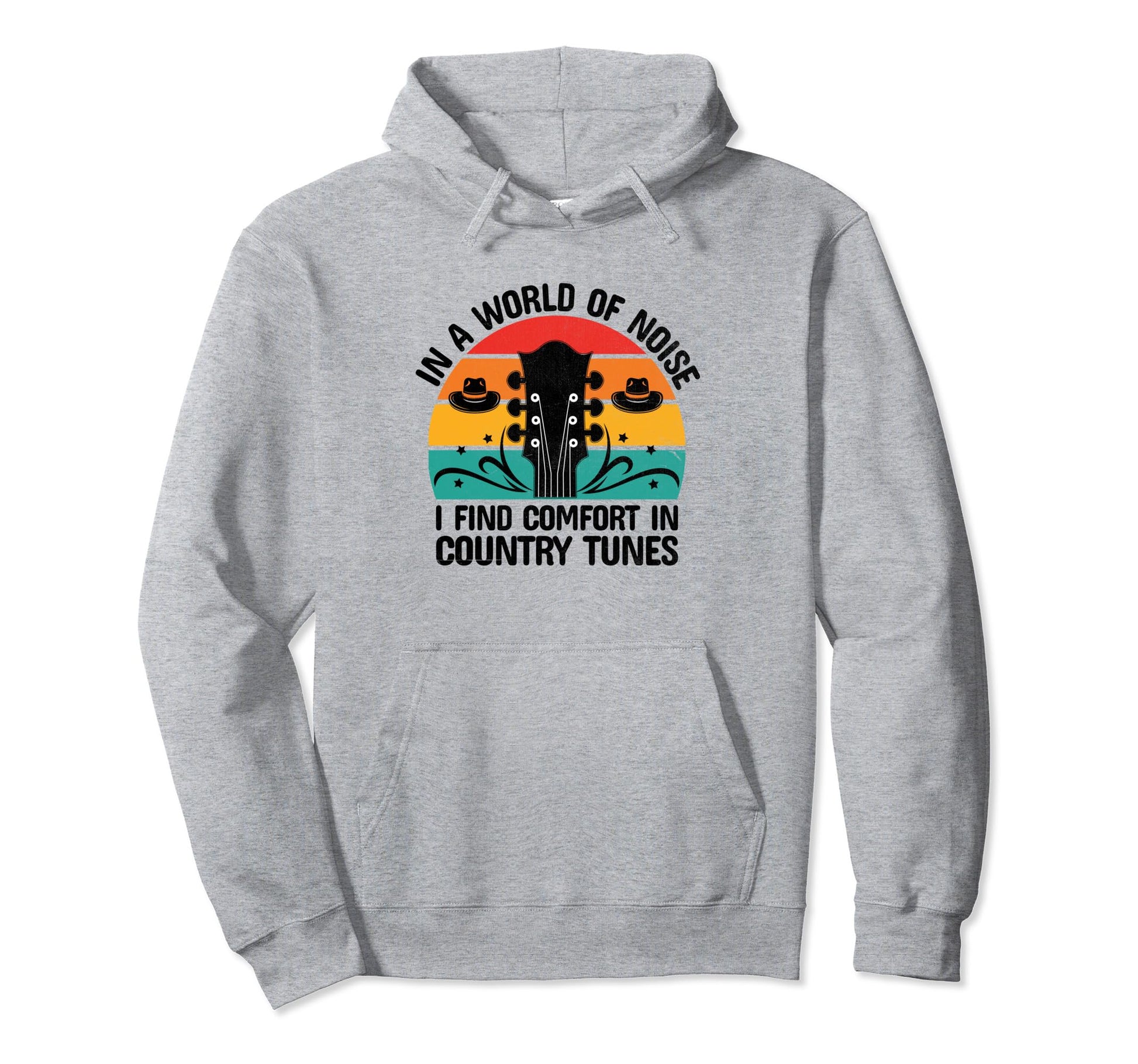 County Music Music Lover Western Country Hoodie - Novelty Apparel Unisex - T-Shirt, Sweatshirt, Hoodie