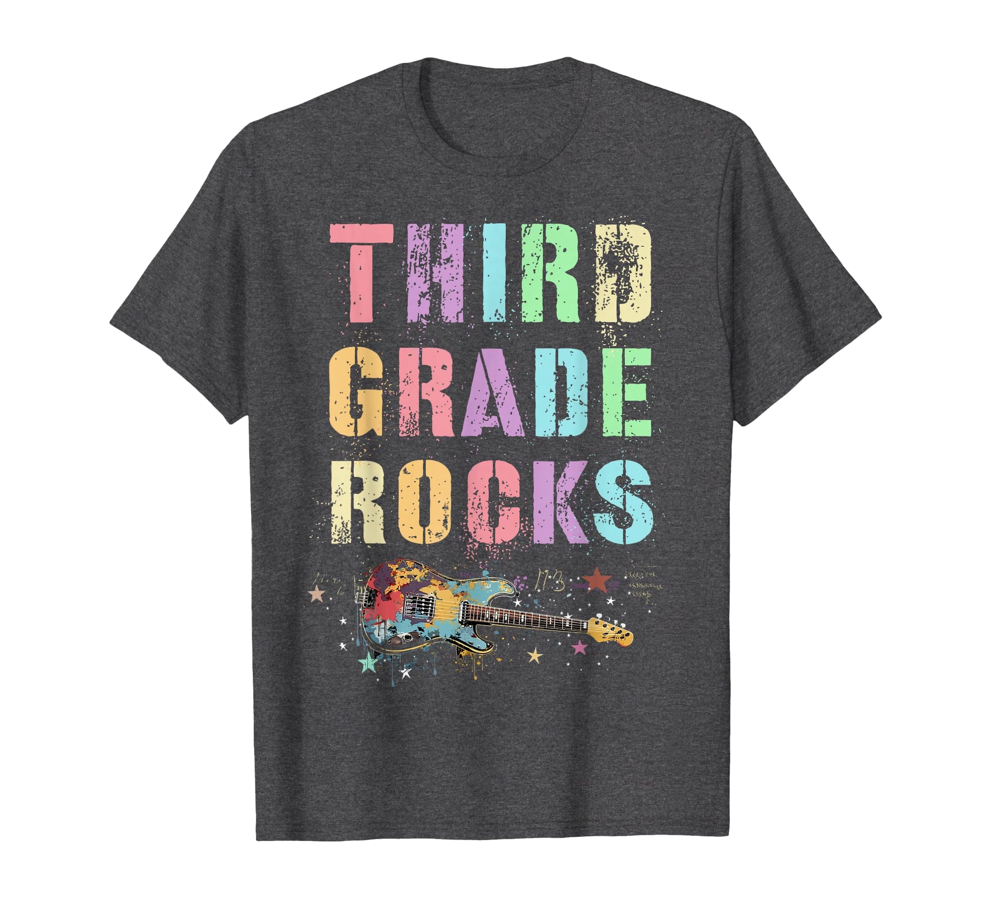 Kawaii Third Grade Rocks Teacher My T-Shirt - Minimalist Print Men Women - T-Shirt, Sweatshirt, Hoodie