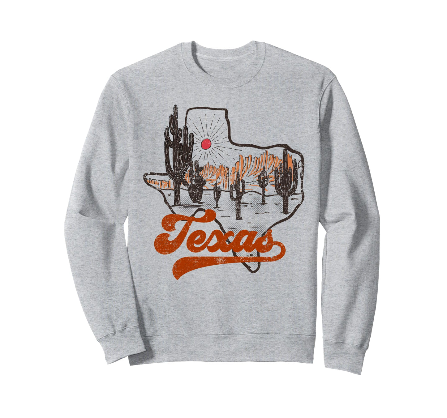 Cactus Desert Western Country Sweatshirt - Custom Art Print Men Women - T-Shirt, Sweatshirt, Hoodie