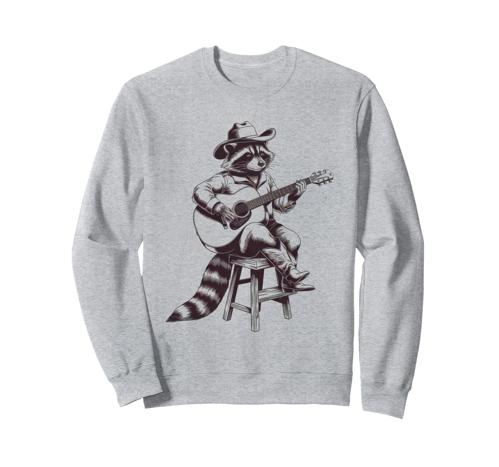 Raccoon 90S Country Music Western Sweatshirt - Unique Graphic Men Women - T-Shirt, Sweatshirt, Hoodie