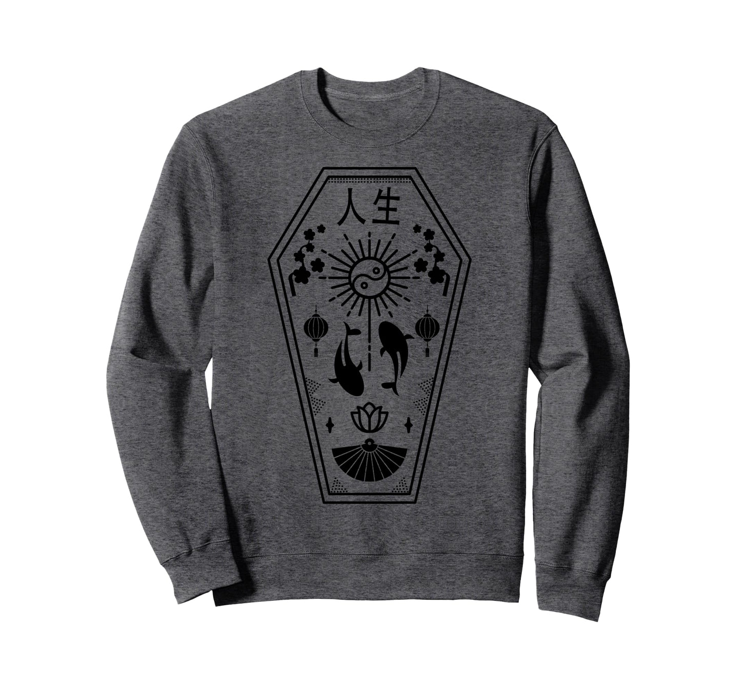 E Aesthetic Pastel Goth Japanese Drippy Sweatshirt - Unique Graphic Unisex - T-Shirt, Sweatshirt, Hoodie