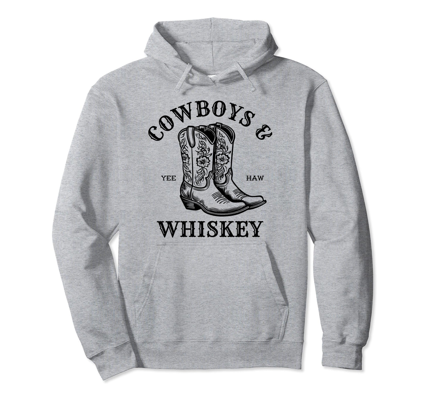 Linedance Cowboys And Whiskey Rodeo Hoodie - Novelty Apparel for Adults - T-Shirt, Sweatshirt, Hoodie