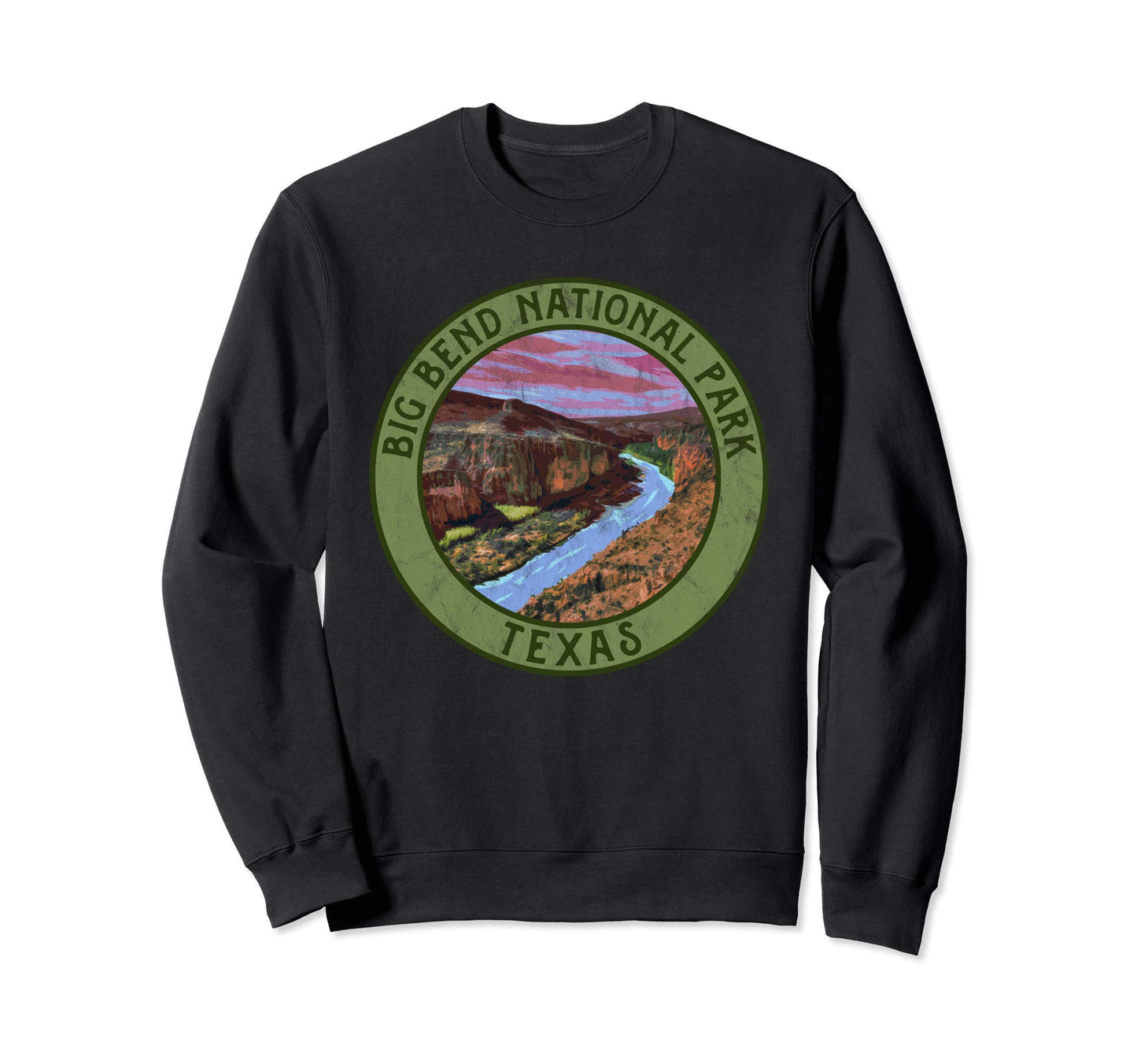 Big Bend National Park Texas Sweatshirt - Graphic Print Men Women - T-Shirt, Sweatshirt, Hoodie