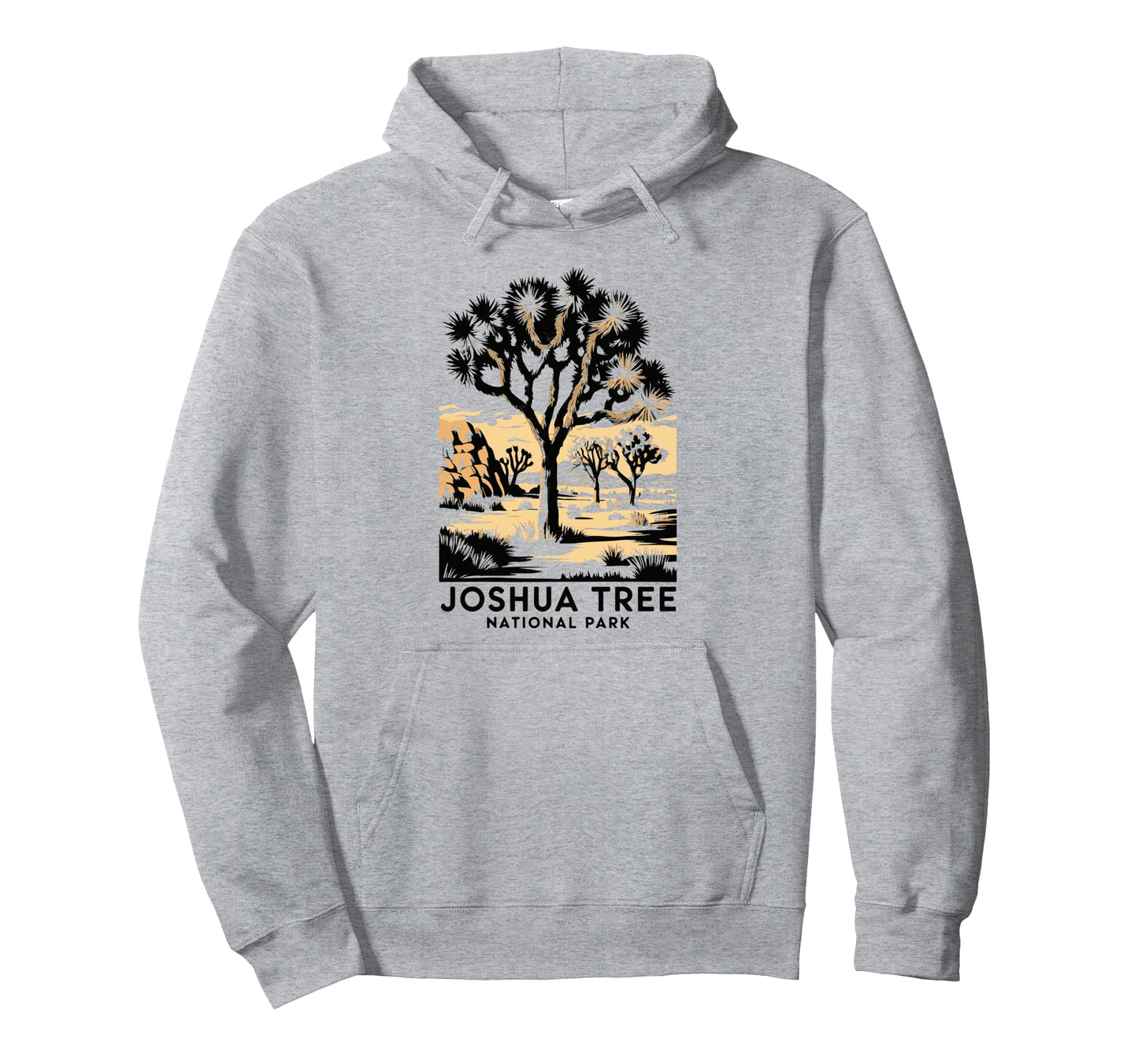 Joshua Tree National Park Art California Hoodie - Minimalist Print Unisex - T-Shirt, Sweatshirt, Hoodie
