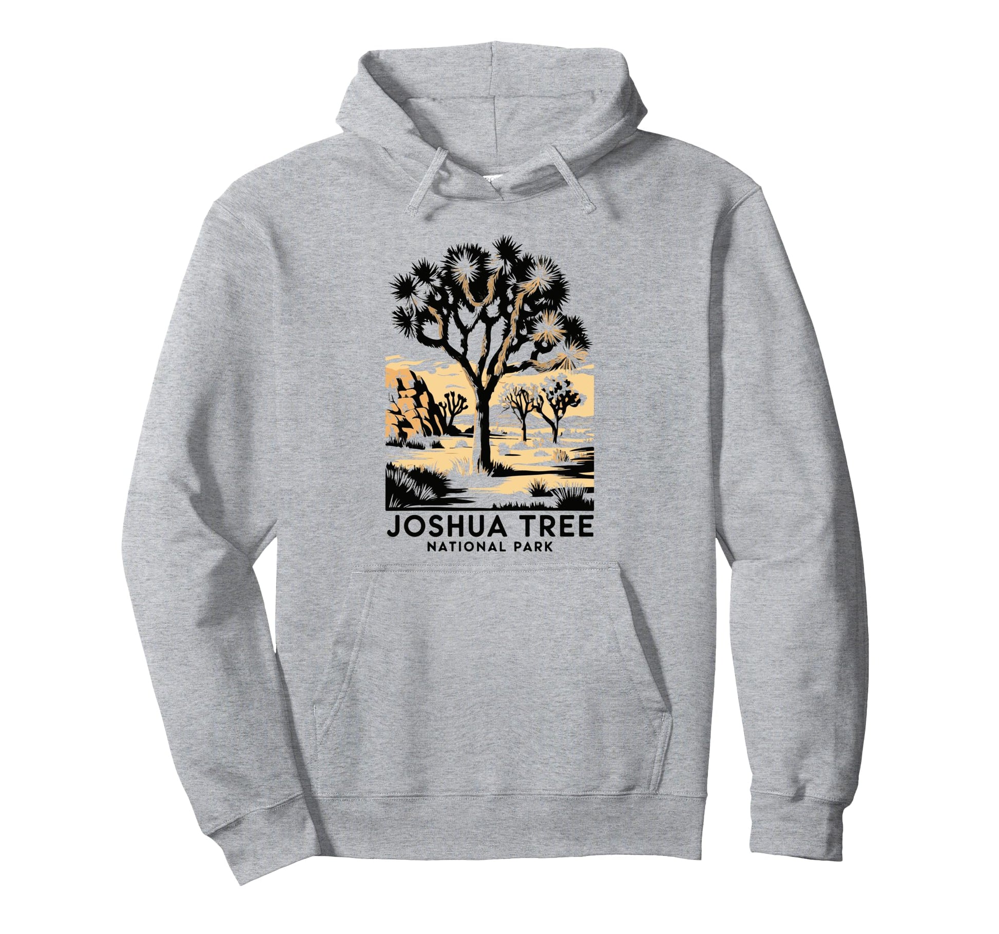 Joshua Tree National Park Art California Hoodie - Minimalist Print Unisex - T-Shirt, Sweatshirt, Hoodie