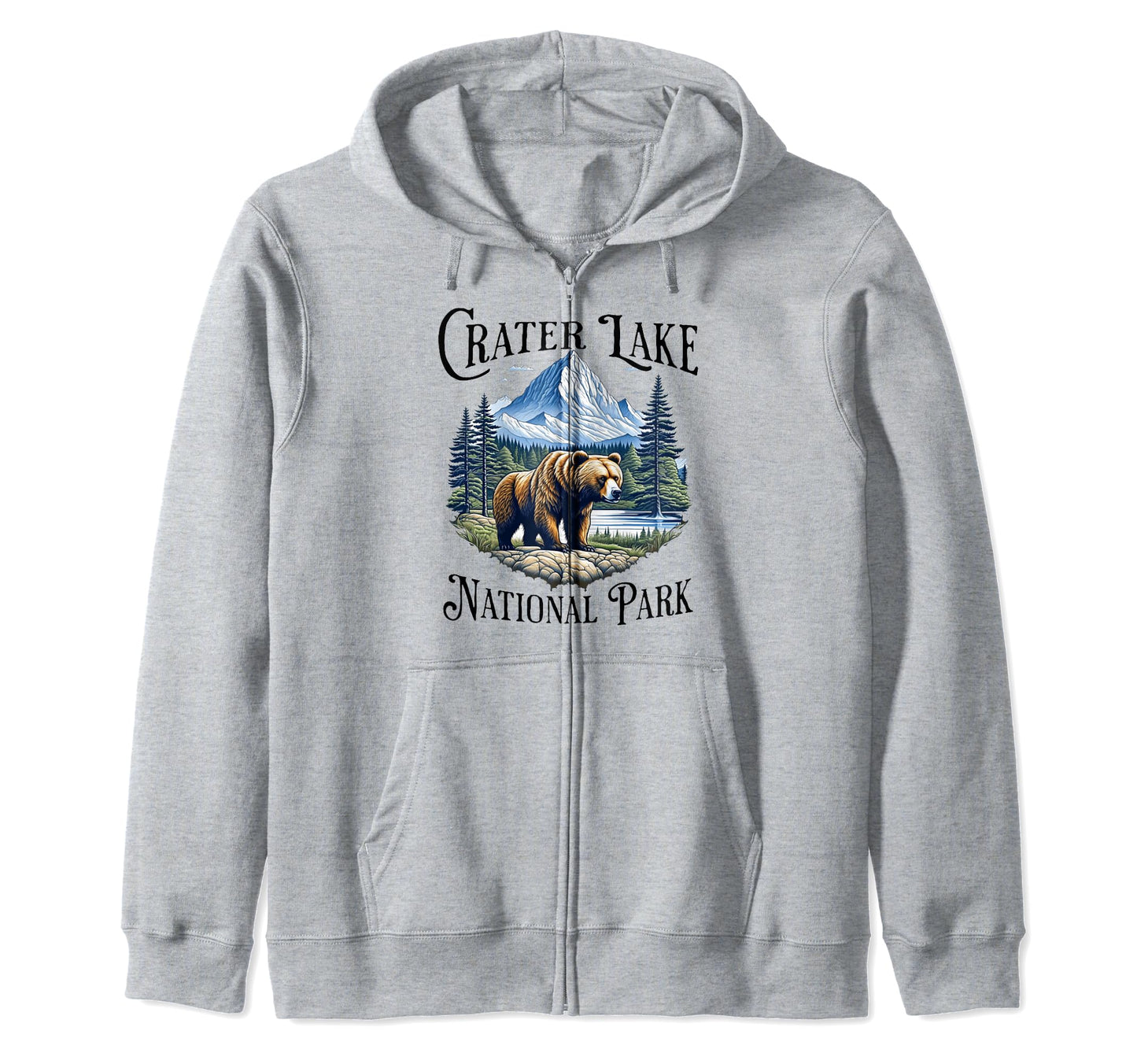 Crater Lake National Park Oregon Usa Hoodie - Trendy Graphic for Adults - T-Shirt, Sweatshirt, Hoodie