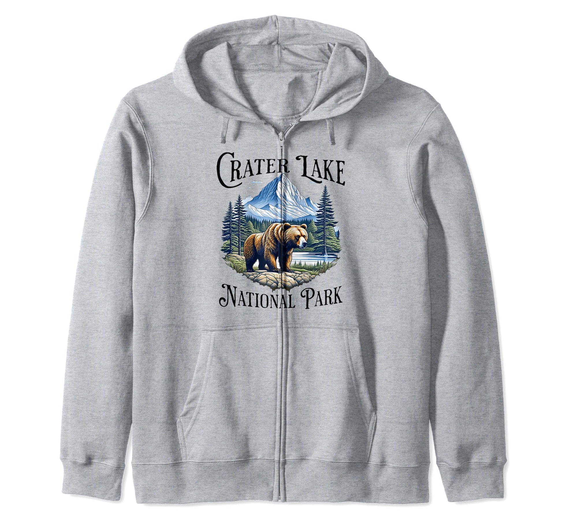 Crater Lake National Park Oregon Usa Hoodie - Trendy Graphic for Adults - T-Shirt, Sweatshirt, Hoodie
