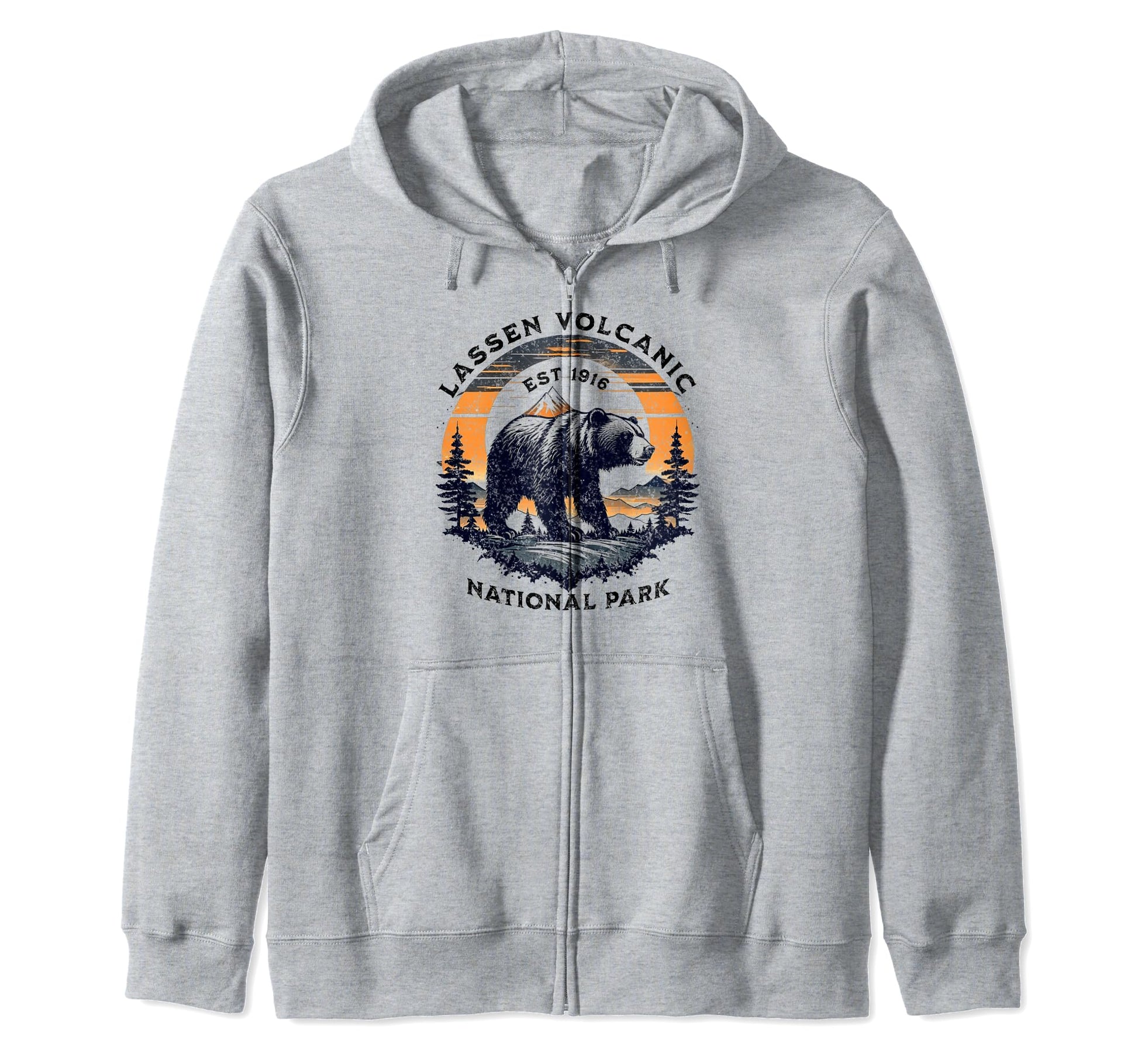 Lassen Volcanic National Park California Hoodie - Graphic Print for Adults - T-Shirt, Sweatshirt, Hoodie