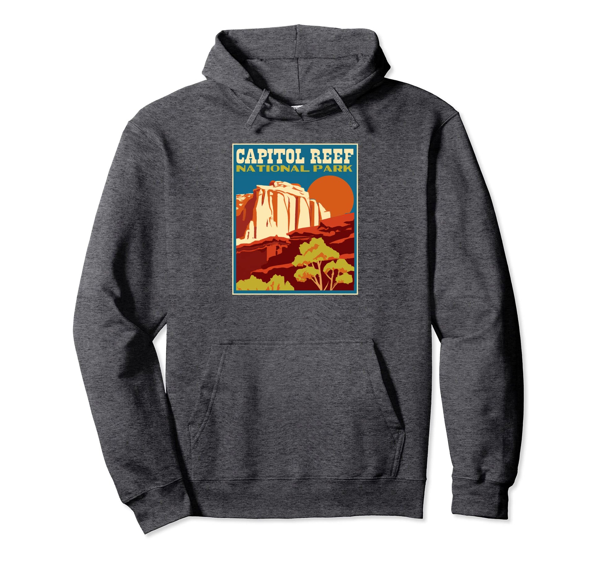 Capitol Reef National Park Wpa Hoodie - Fun Novelty Design Men Women - T-Shirt, Sweatshirt, Hoodie