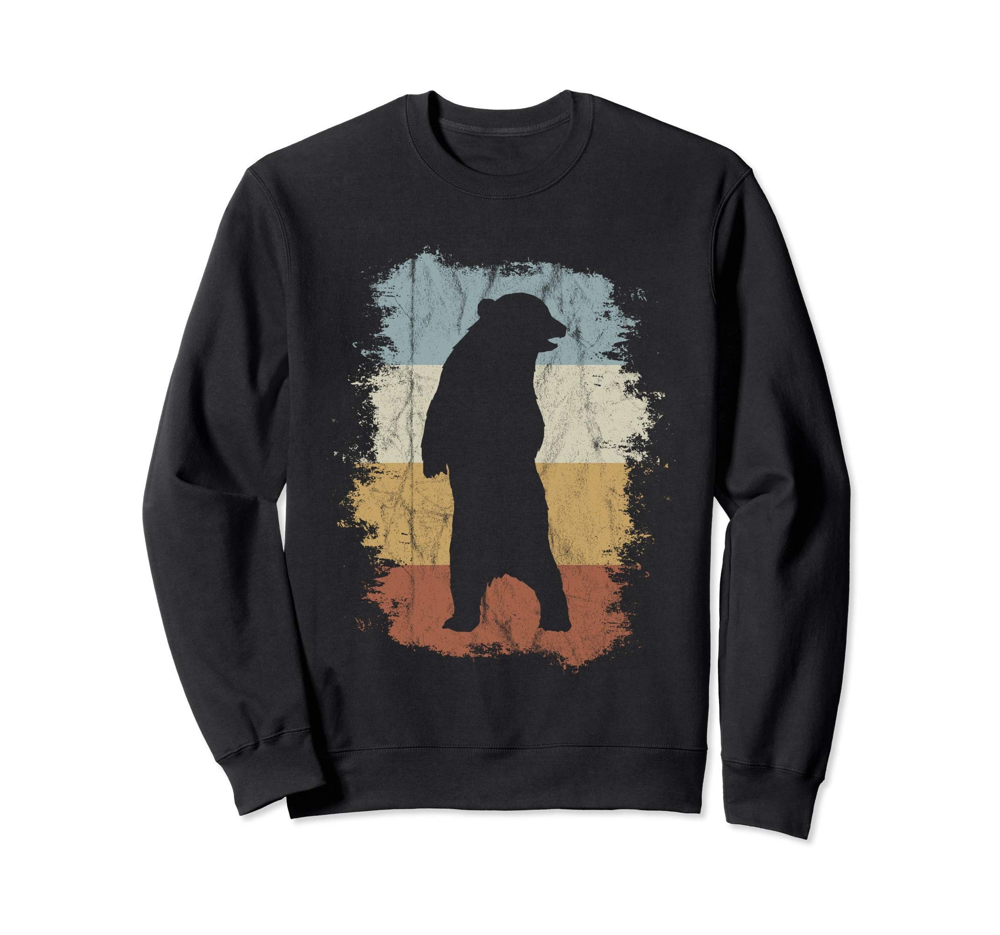 Grizzly Silhouette National Park Sweatshirt - Trendy Graphic for Adults - T-Shirt, Sweatshirt, Hoodie