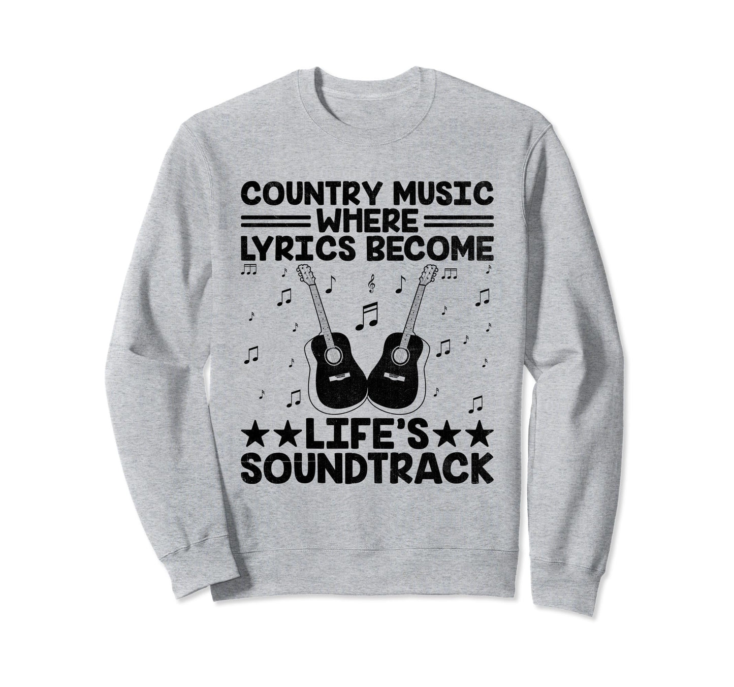 County Music Music Lover Sweatshirt - Fun Novelty Design for Adults - T-Shirt, Sweatshirt, Hoodie