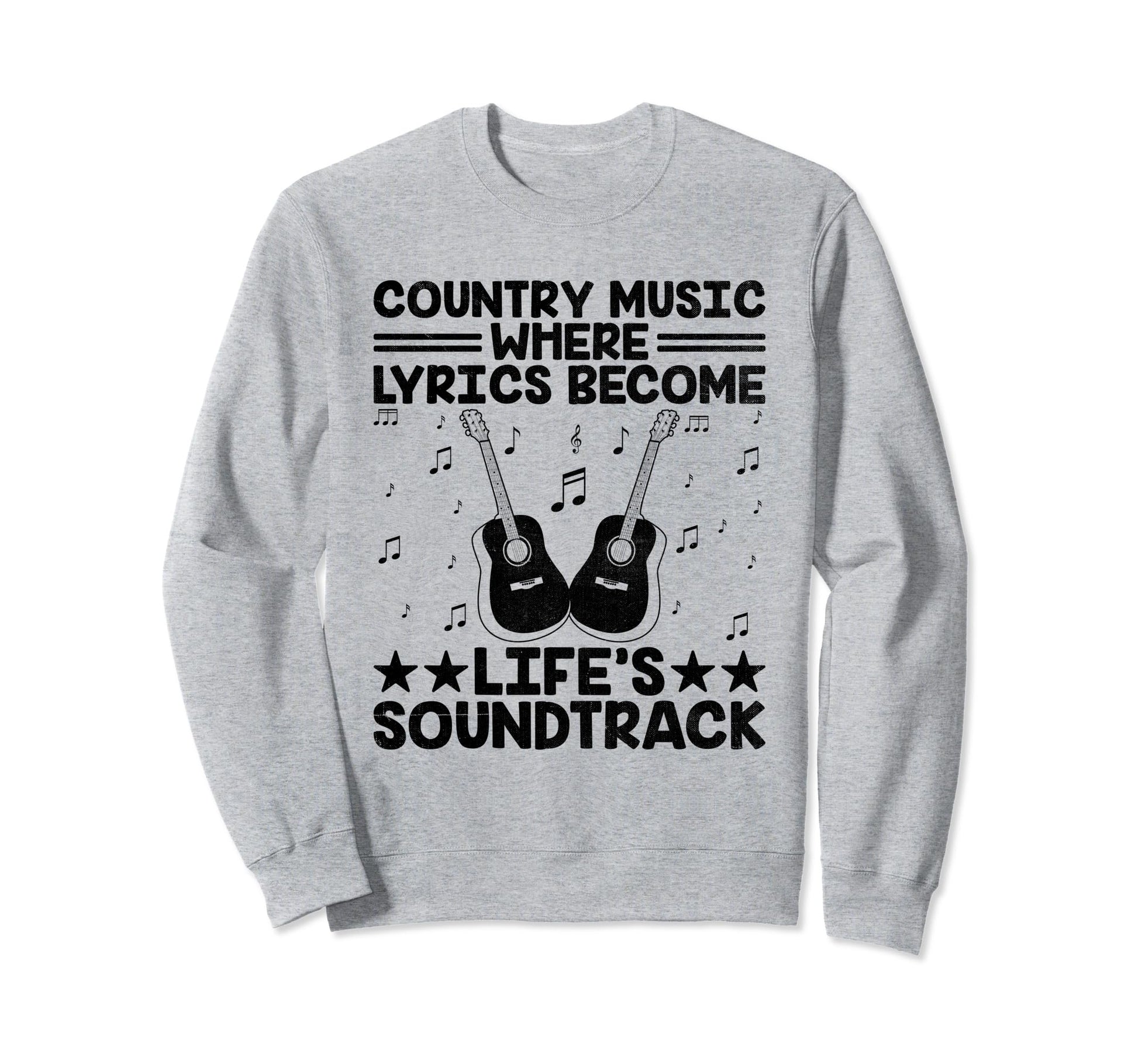 County Music Music Lover Sweatshirt - Fun Novelty Design for Adults - T-Shirt, Sweatshirt, Hoodie