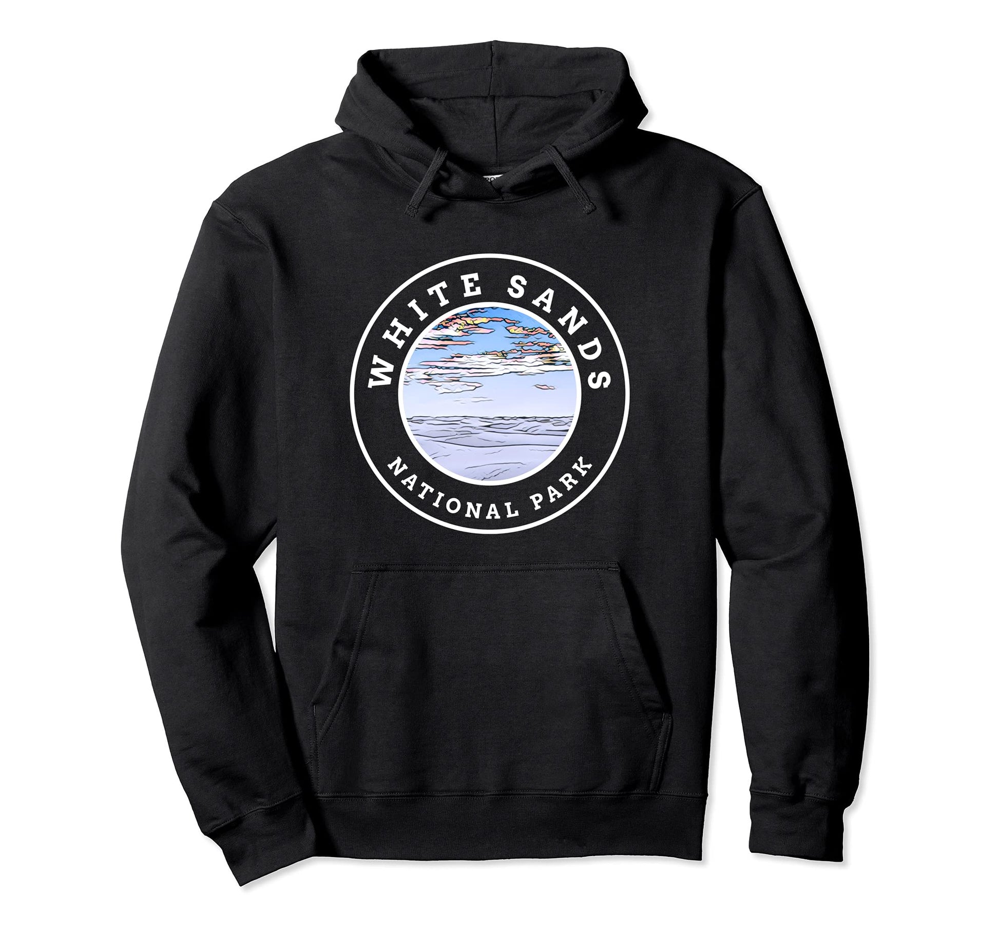 White Sands National Park New Mexico Hoodie - Aesthetic Graphic for Adults - T-Shirt, Sweatshirt, Hoodie
