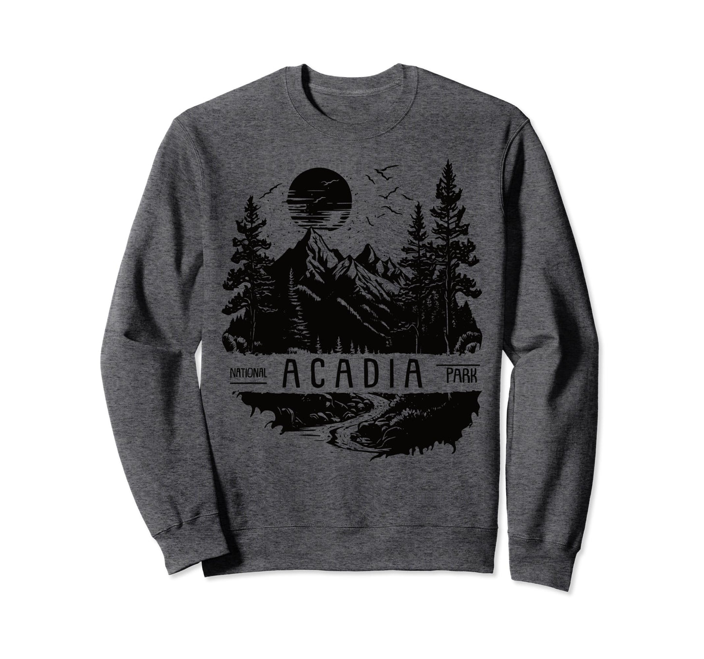 Acadia National Park Us Acadia Sweatshirt - Minimalist Print Unisex - T-Shirt, Sweatshirt, Hoodie