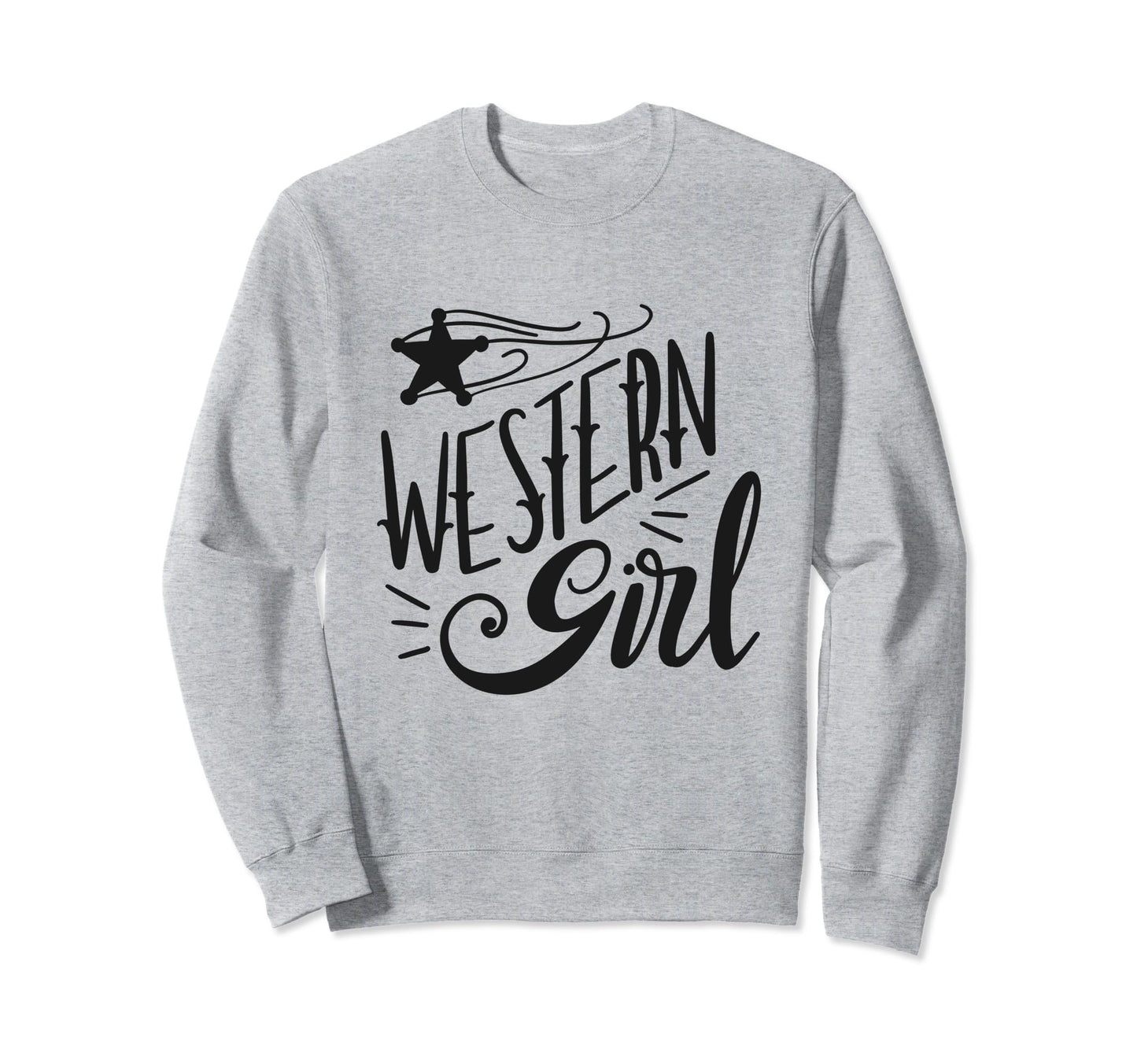 Western Cowboy Rodeo Cowgirl Sweatshirt - Trendy Graphic Unisex - T-Shirt, Sweatshirt, Hoodie