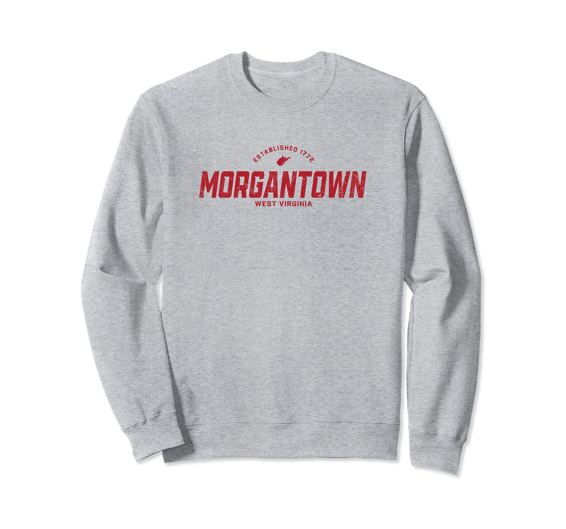 Morgantown West Virginia Wv Sweatshirt - Casual Everyday Wear for Adults - T-Shirt, Sweatshirt, Hoodie