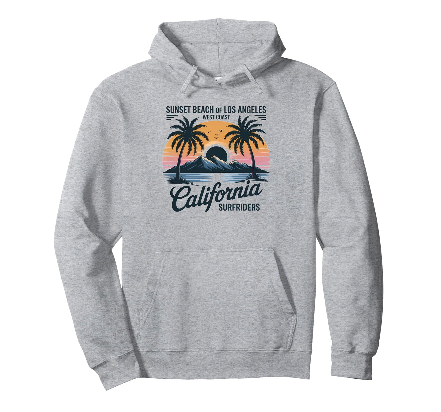 West Coast Summer Vibes California Hoodie - Streetwear Style Men Women - T-Shirt, Sweatshirt, Hoodie