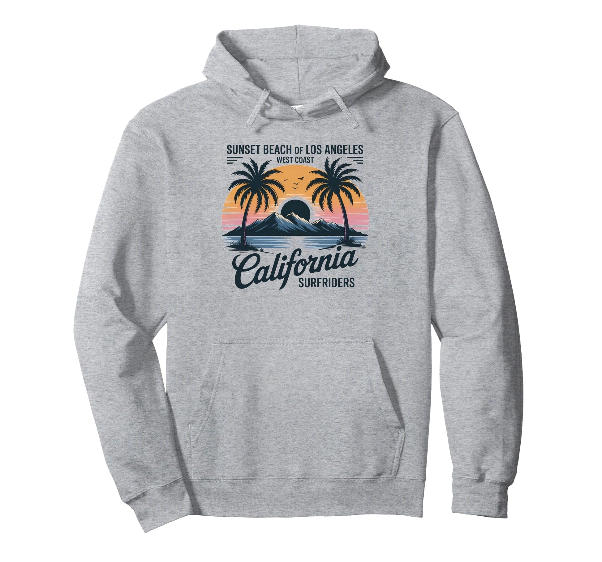 West Coast Summer Vibes California Hoodie - Streetwear Style Men Women - T-Shirt, Sweatshirt, Hoodie