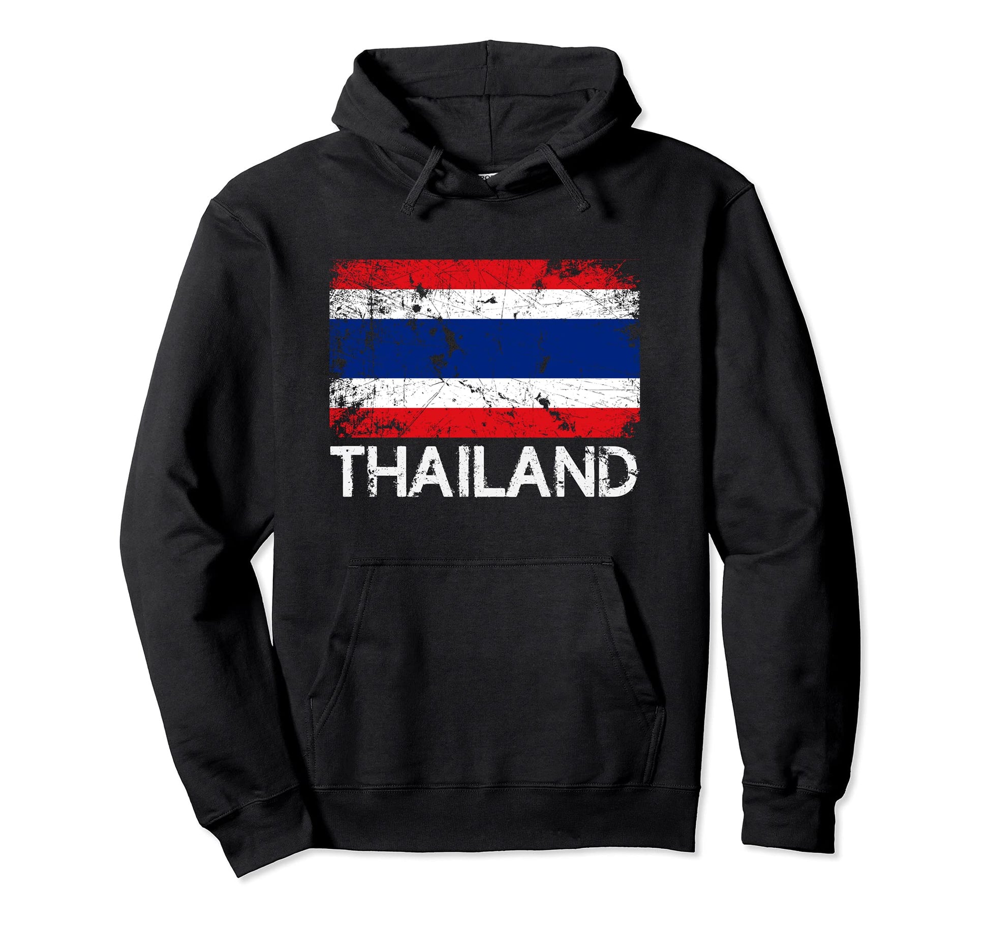 Thai Flag Made Thailand Gift Hoodie - Novelty Apparel Unisex - T-Shirt, Sweatshirt, Hoodie