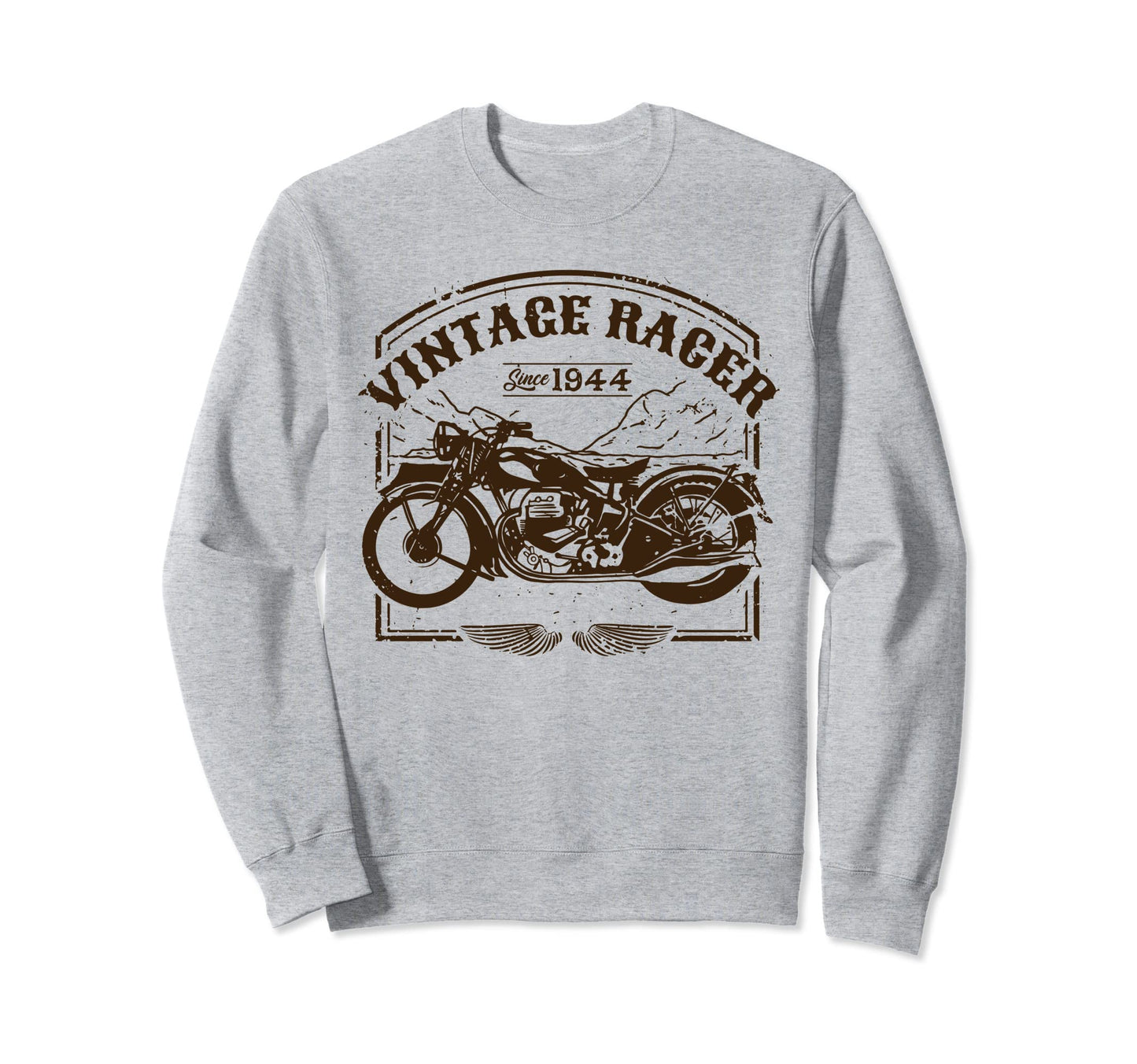 1944 Birthday Motorcycle Racer Sweatshirt - Fun Novelty Design Men Women - T-Shirt, Sweatshirt, Hoodie