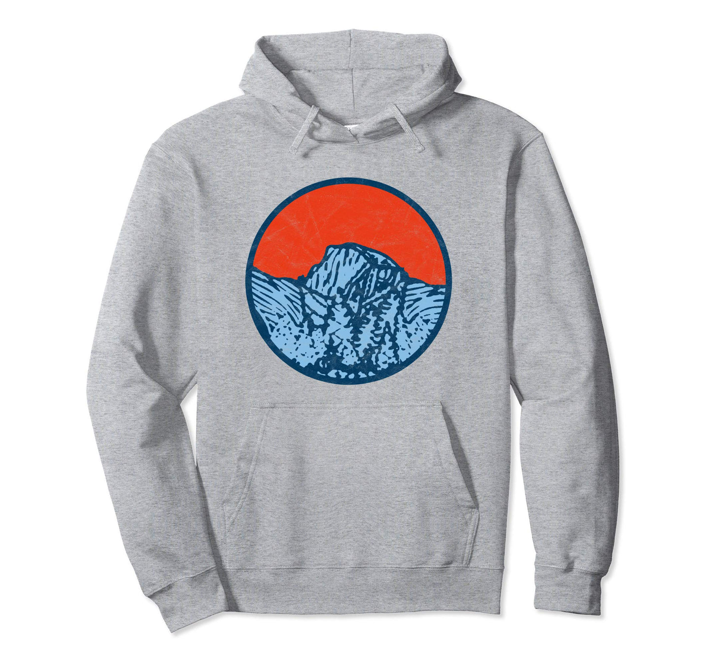 Yosemite National Park Half Dome Simple Hoodie - Minimalist Print Unisex - T-Shirt, Sweatshirt, Hoodie