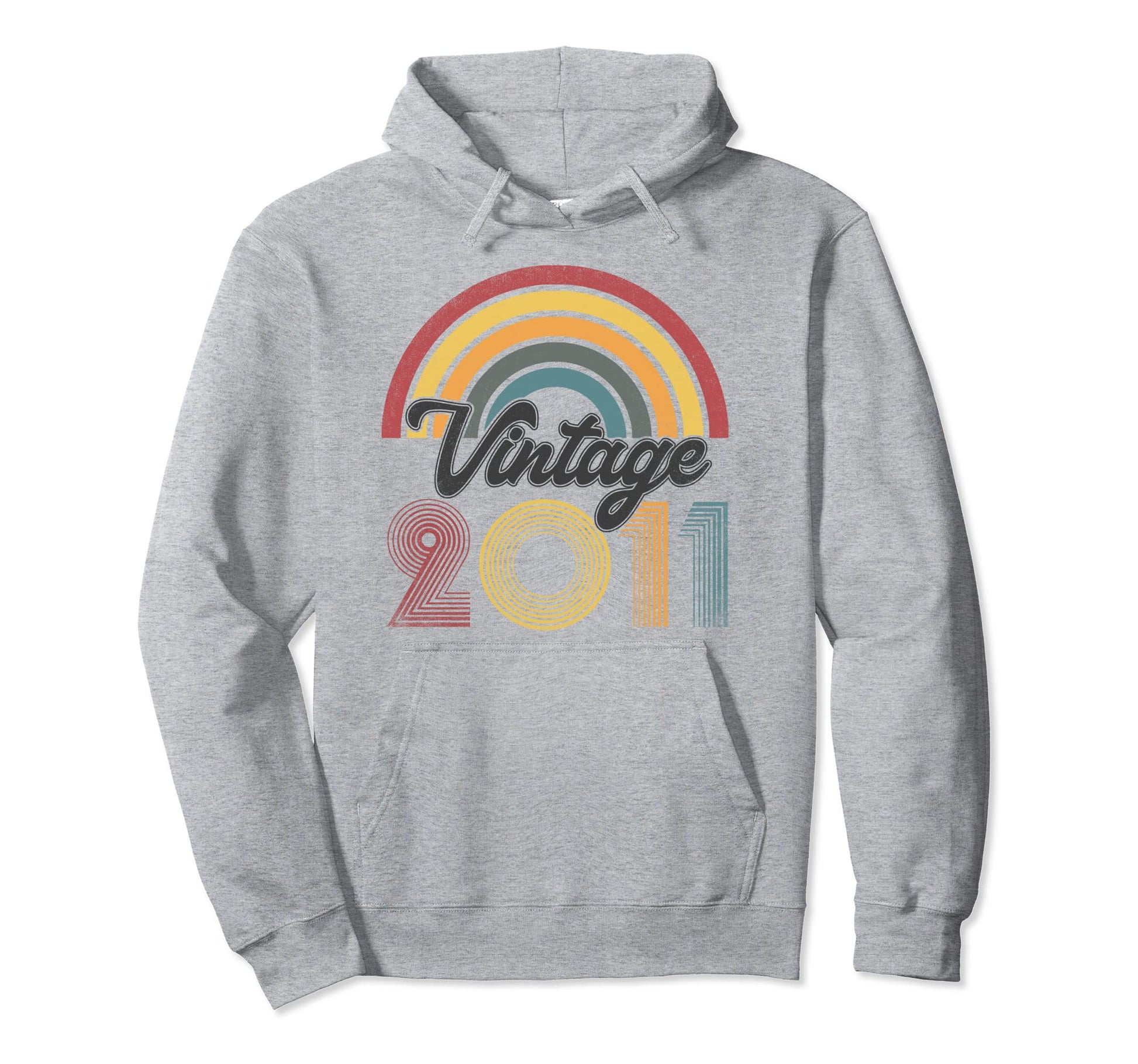 12Th Birthday Gifts 2011 Rainbow Hoodie - Custom Art Print Men Women - T-Shirt, Sweatshirt, Hoodie