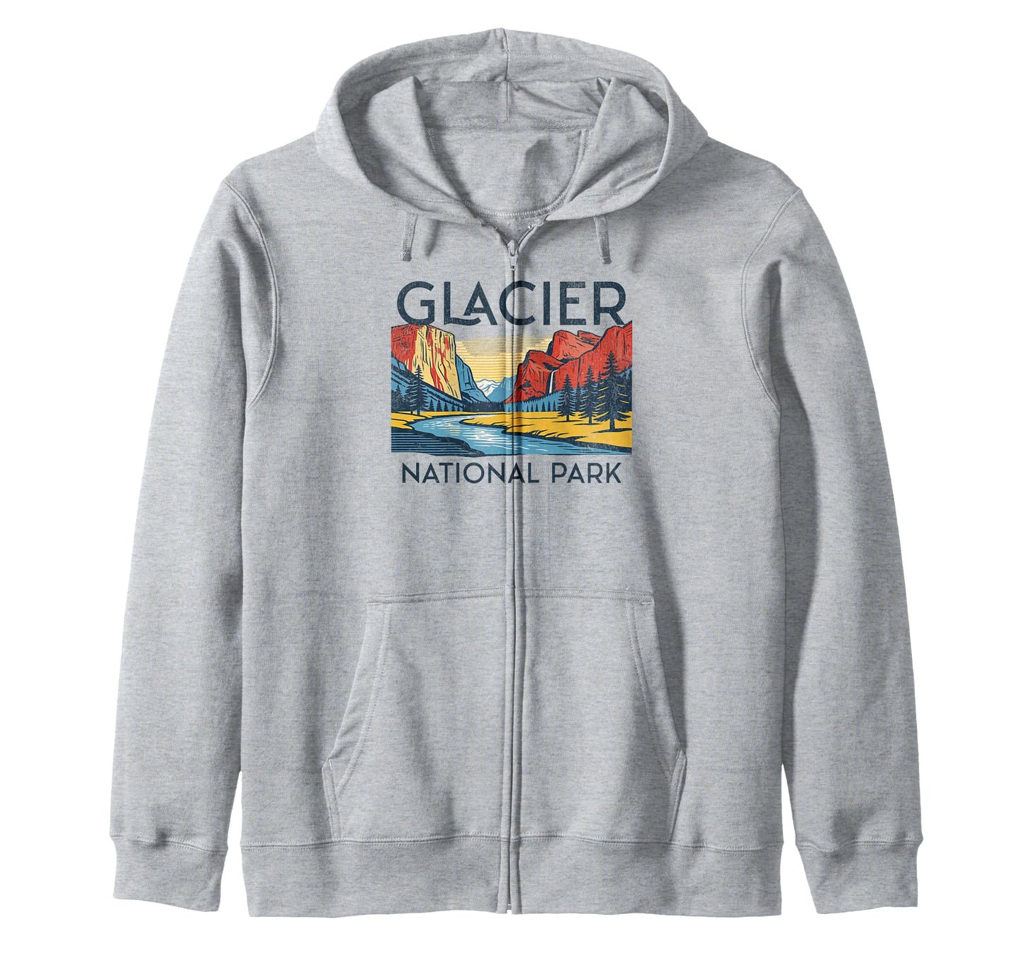 Glacier National Park Montana Sweatshirt - Casual Everyday Wear Men Women - T-Shirt, Sweatshirt, Hoodie